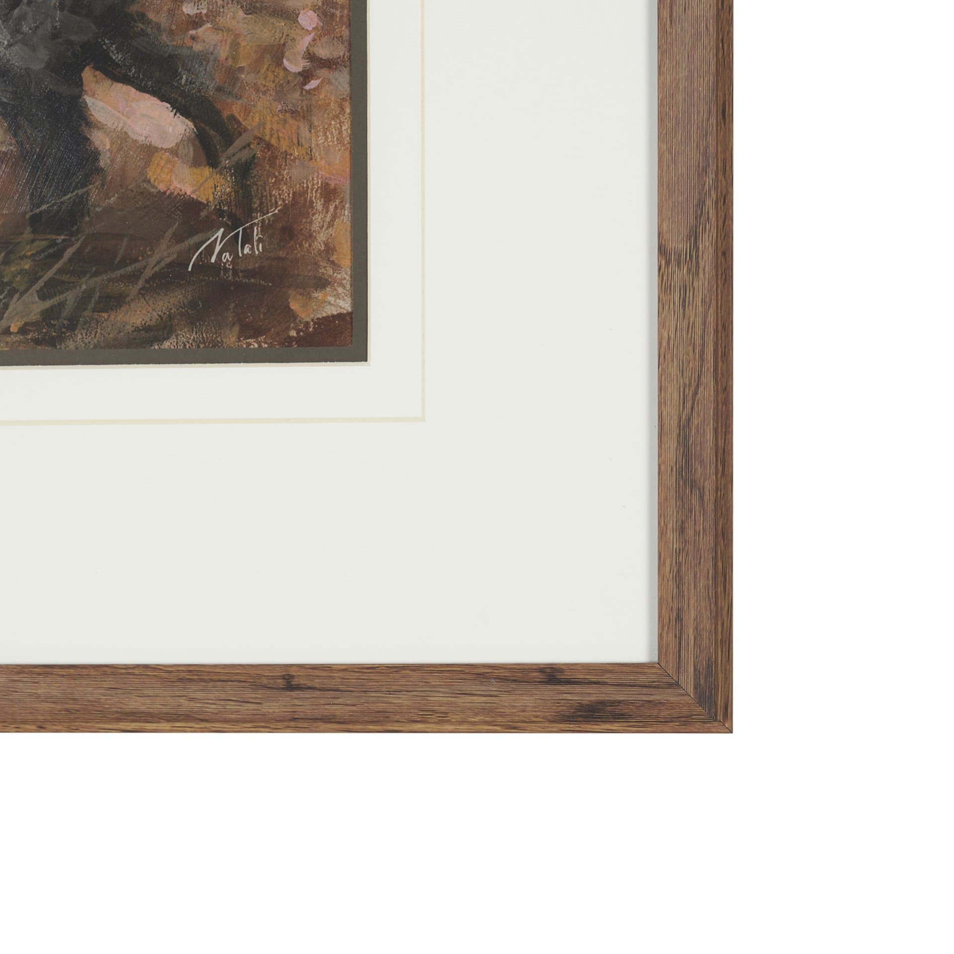 The Loyal Tracker II by Mercana Studio Textured Framed Artwork Matted under Glass — product photograph