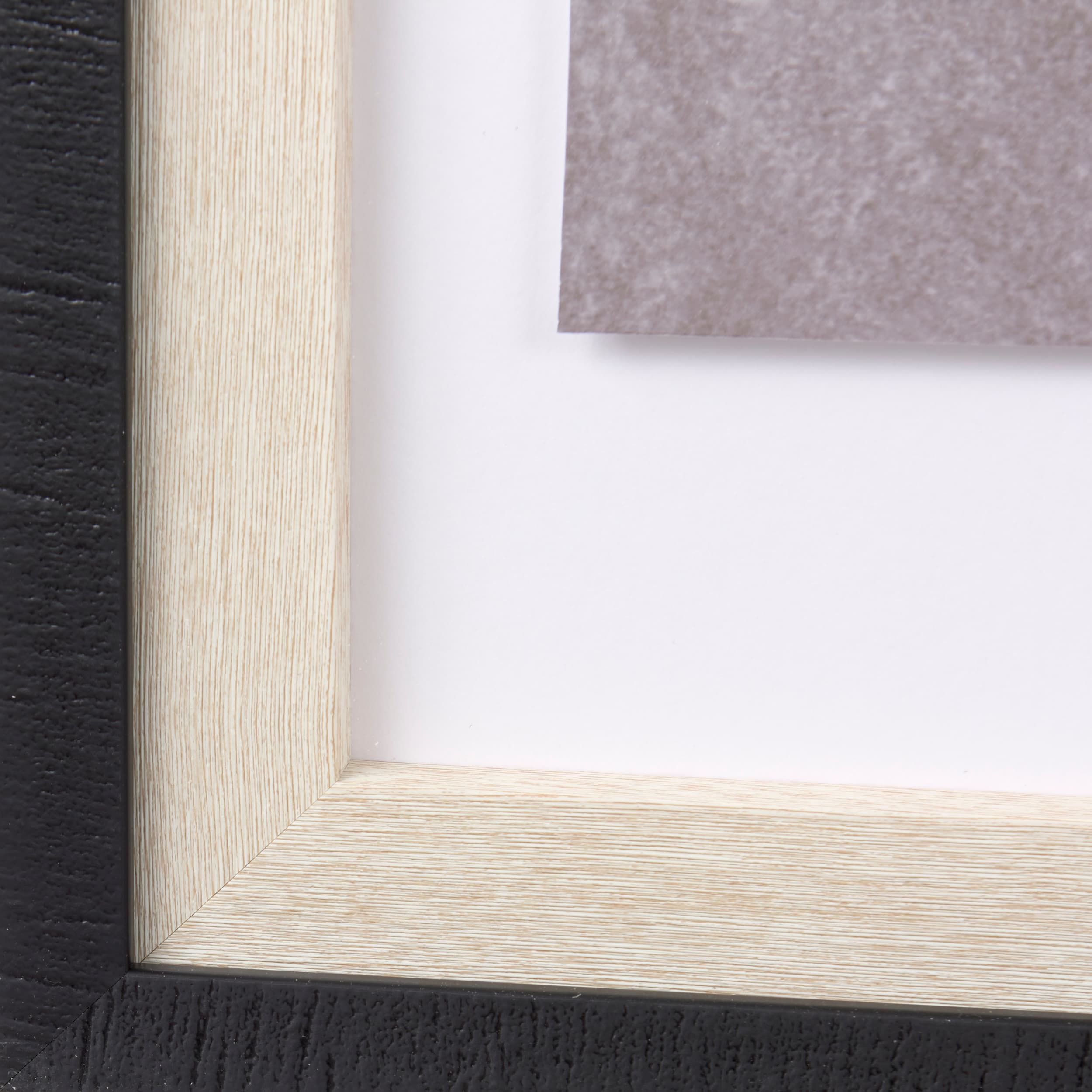 Pages II by Mercana Studio a Hand Embelished Textured Framed Art Print Matted under Glass — product photograph