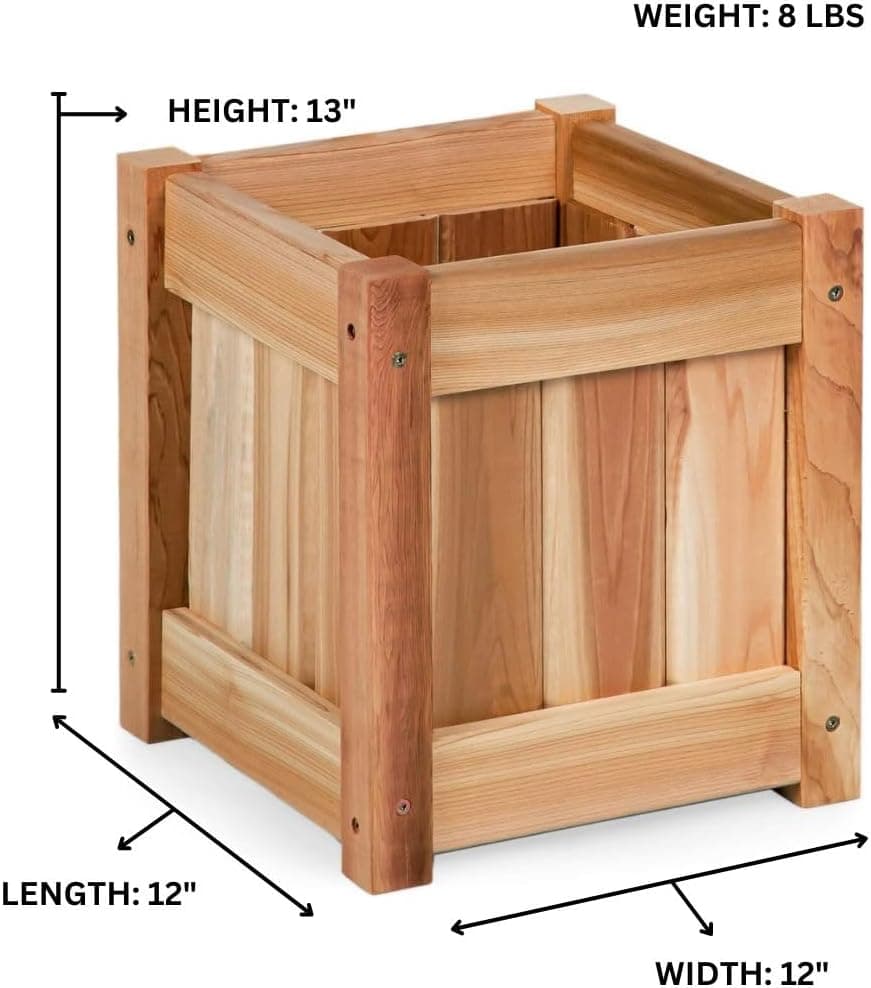 Cedar Planter Box PL12 — product photograph
