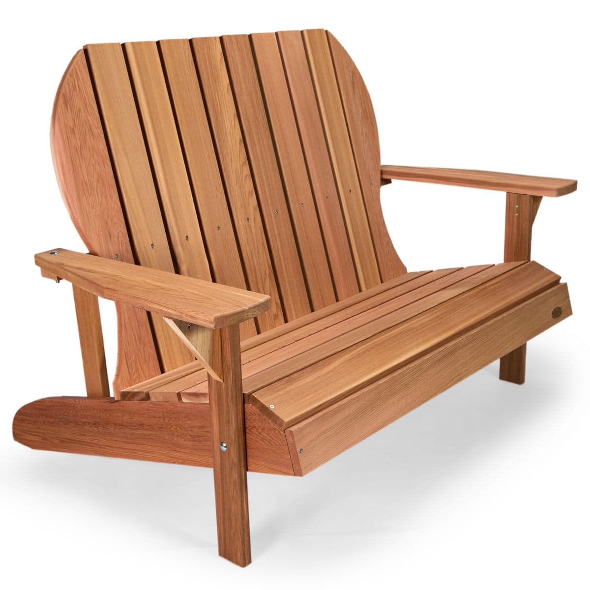 Adirondack Cedar Loveseat Bench LS48 — product photograph