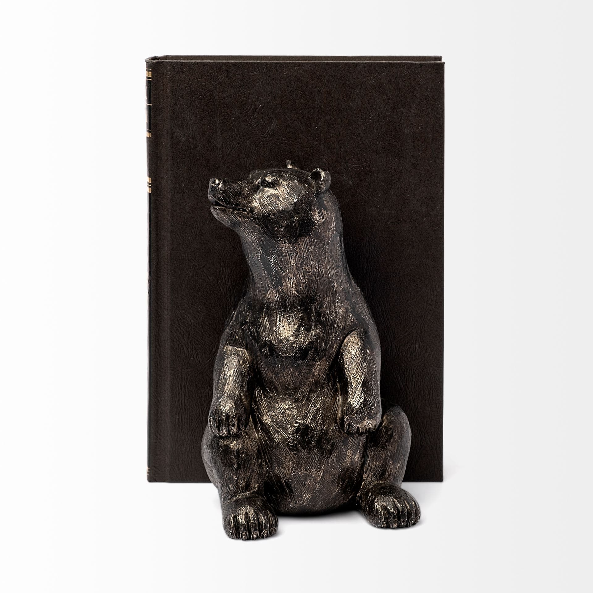 Sleuth (Set of 2) 9L x 8W Grizzly Bear Bookends — product photograph