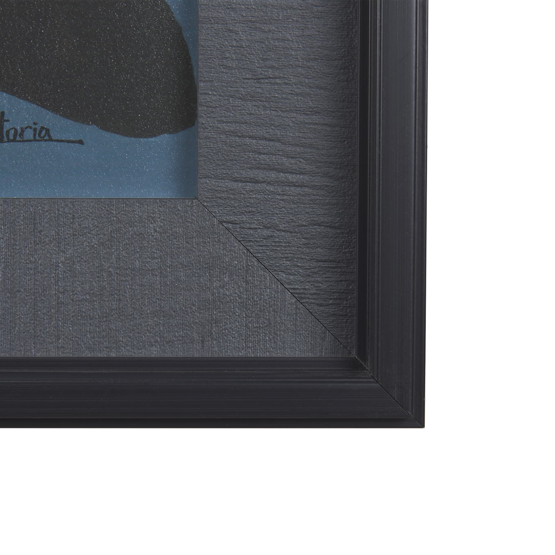 Sea bay at night I by Mercana Studio a Hand Embellished Textured Framed Art Print — product photograph