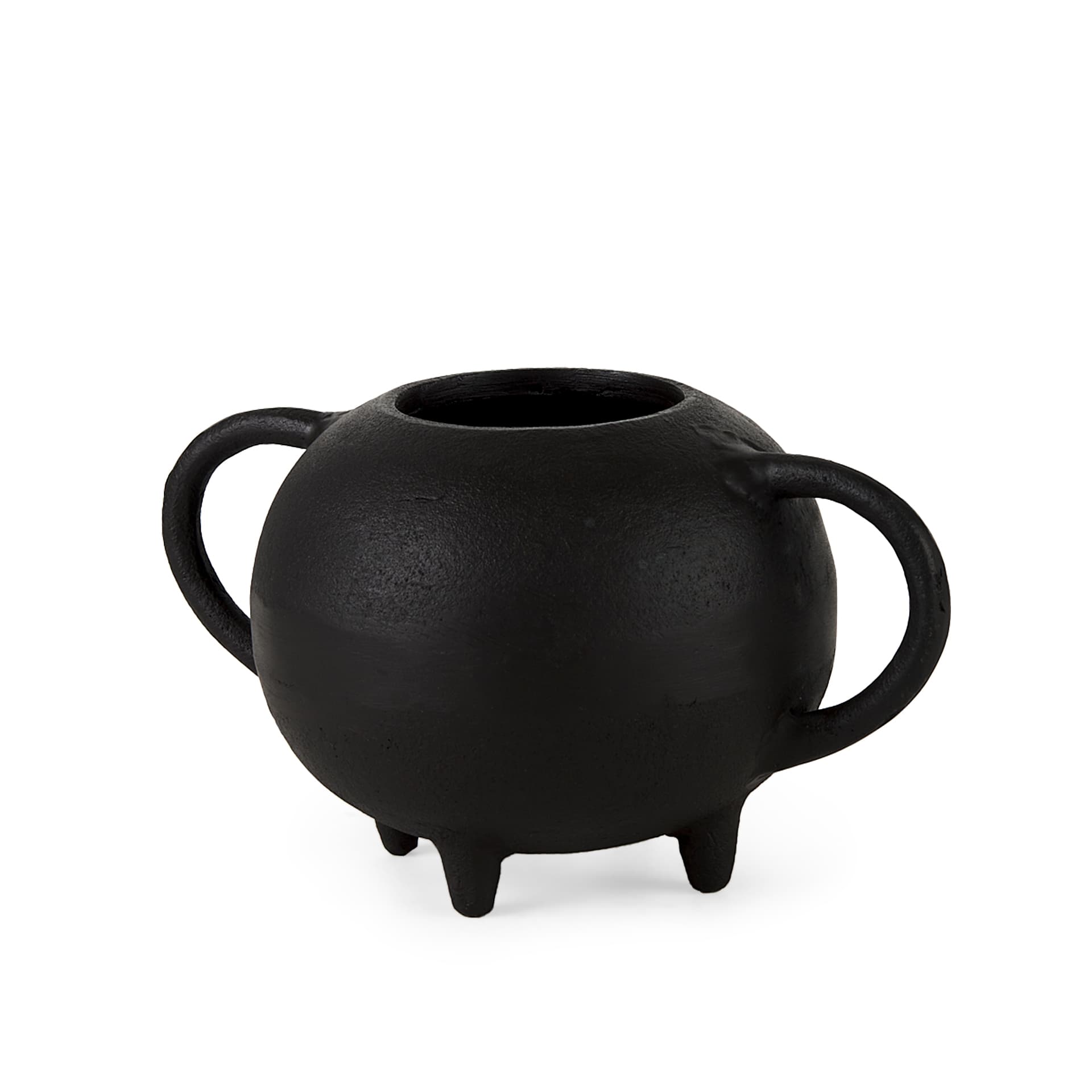 Cyrus Black Spherical Vase Decorative Object — product photograph