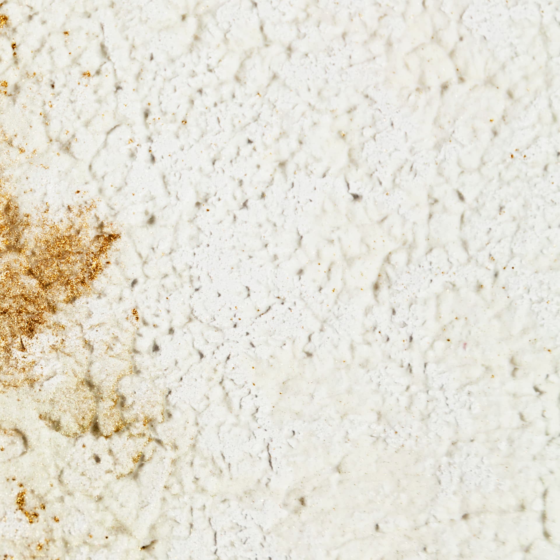 Dots I-Gold by Studio M a handmade Original Framed Artwork under Glass — product photograph