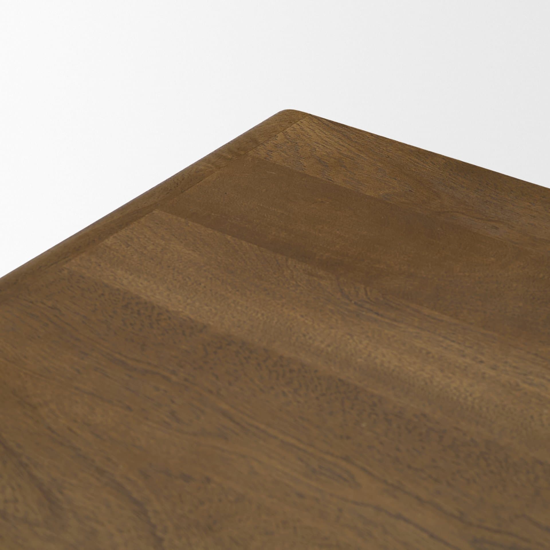 Valterra Dark Brown Wood w/ Cappuccino Marble 4 Door Sideboard — product photograph
