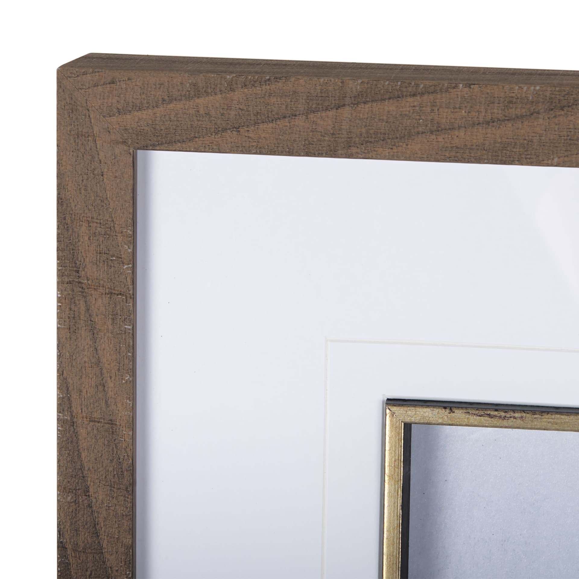 Misty day II by Mercana Studio a Hand Embellished Textured Framed Art Print Matted under Glass — product photograph
