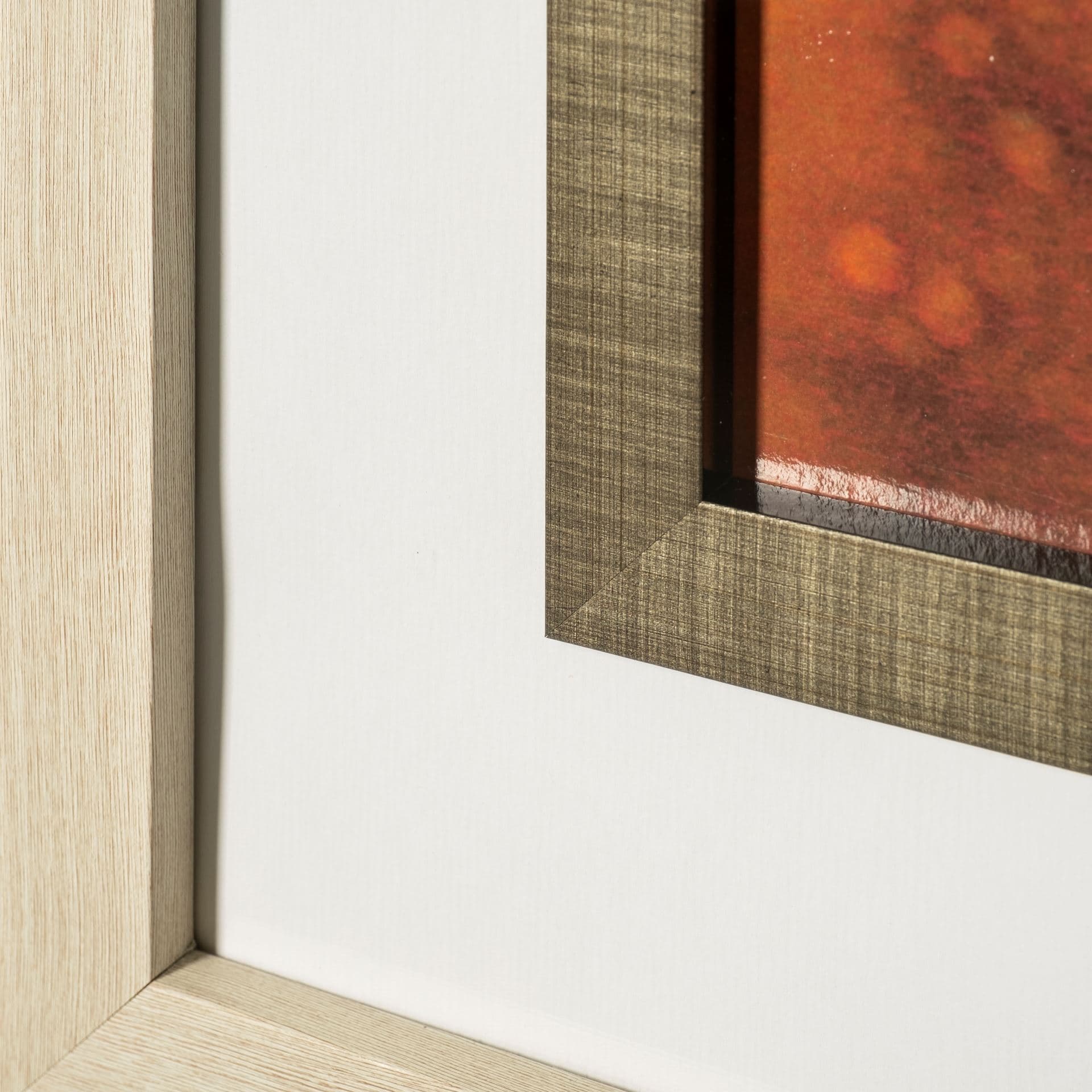 Lido by Alicia Bock a Hand Embellished Textured Framed Photo Art Print Matted under Glass — product photograph