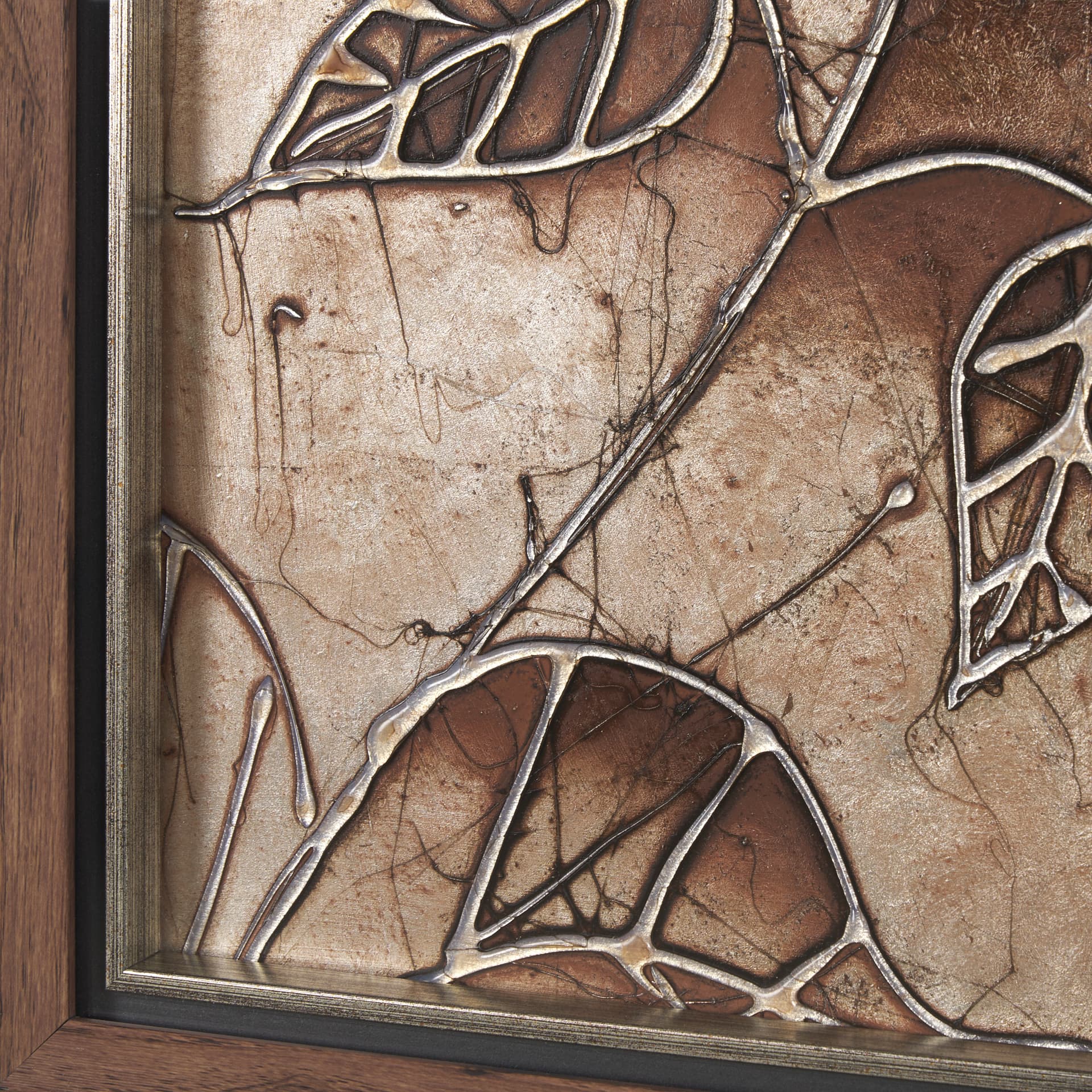 Bronze Beauty II by Studio M a handmade Original Framed 3D Textured Artwork — product photograph