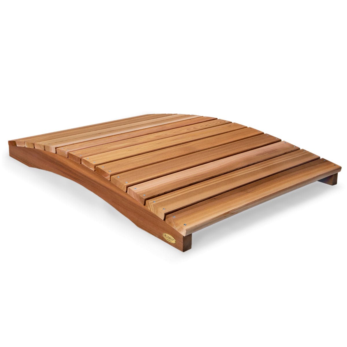 4-Ft Western Red Cedar Garden Bridge — product photograph