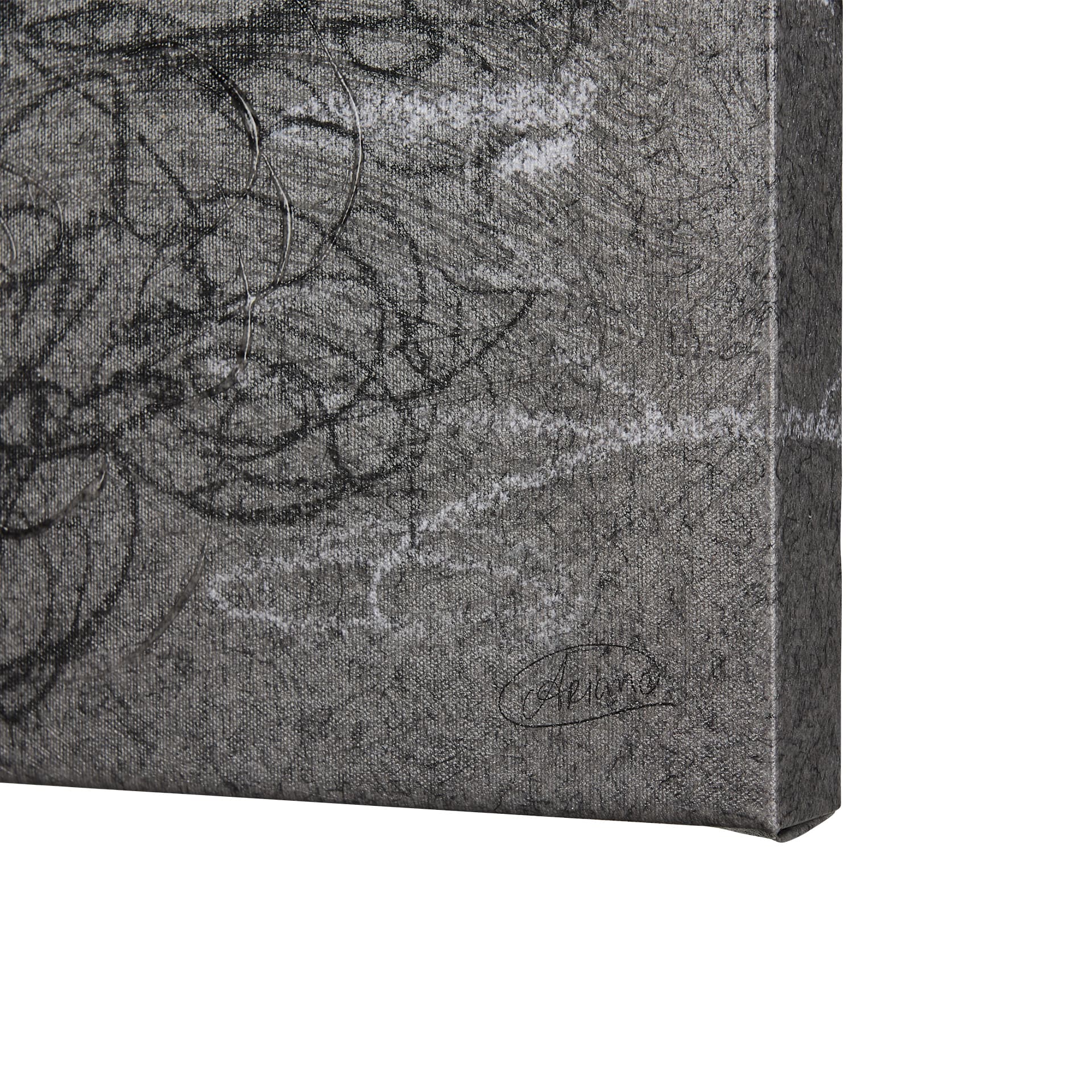 Farm view sketch I by Mercana Studio a Hand Embellished Textured Canvas — product photograph