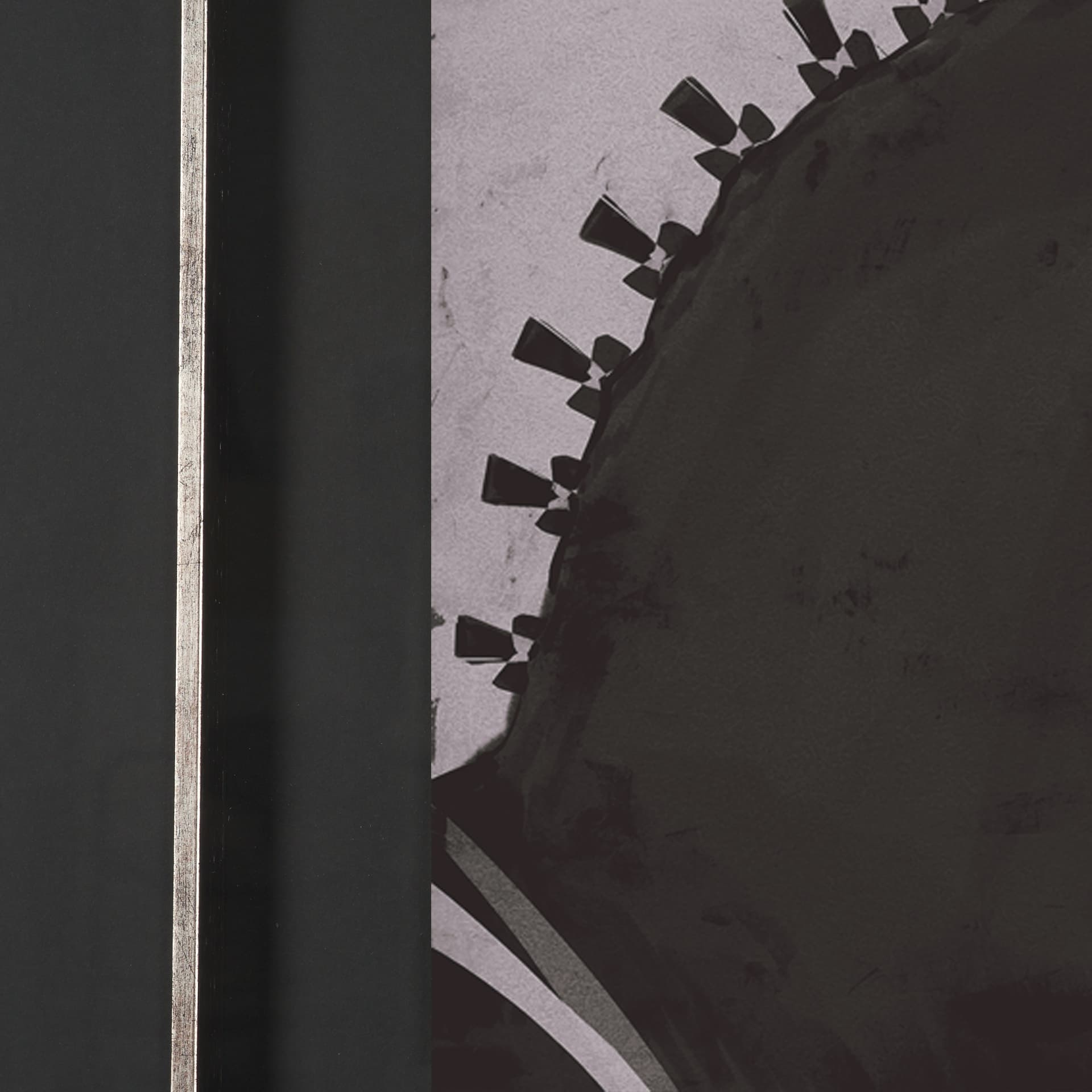 Steed 2 by Mercana Studio Hand-Embellished Framed Artwork Matted under Glass — product photograph