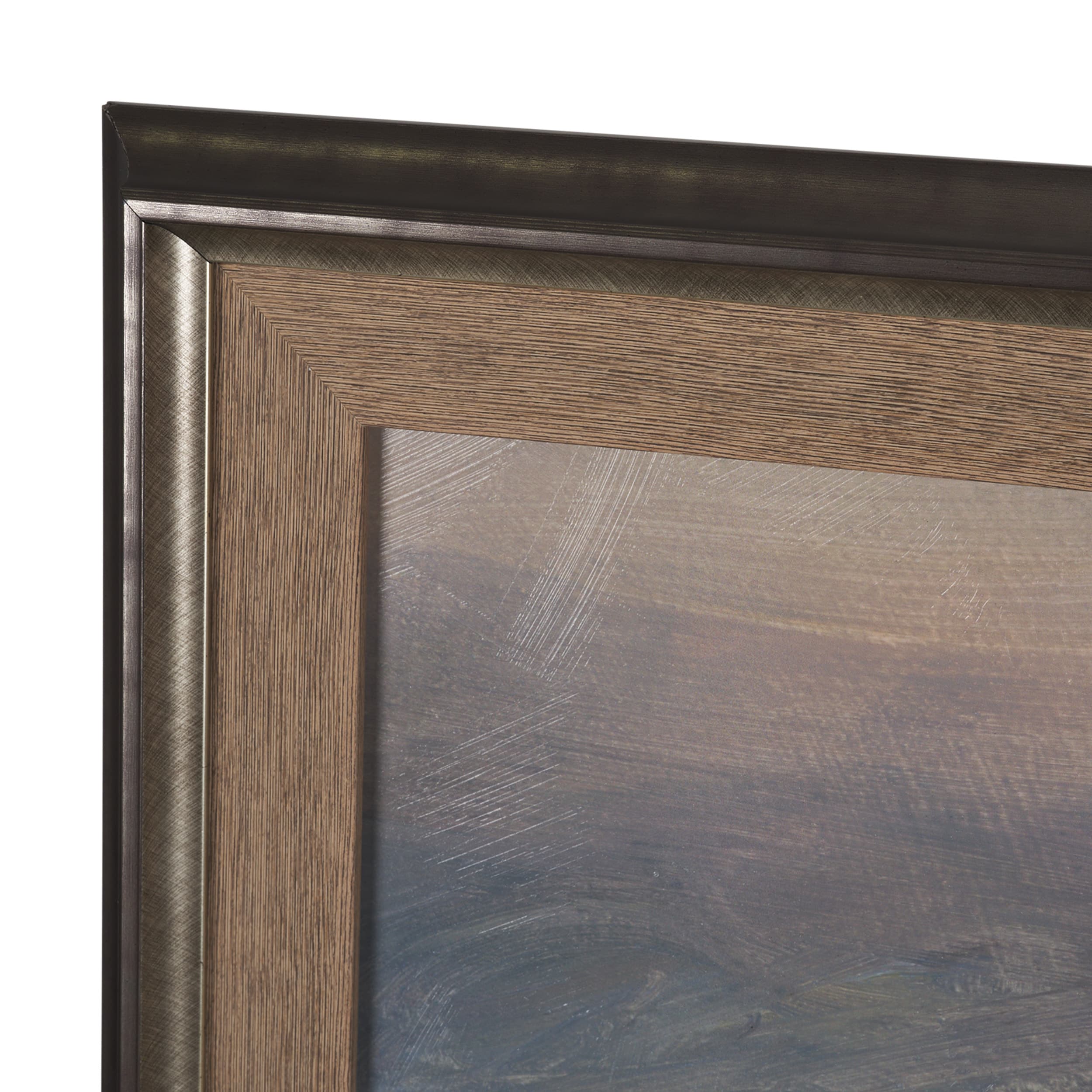 Haze Landscape by Mercana Studio a Hand Embellished Textured Framed Art Print — product photograph
