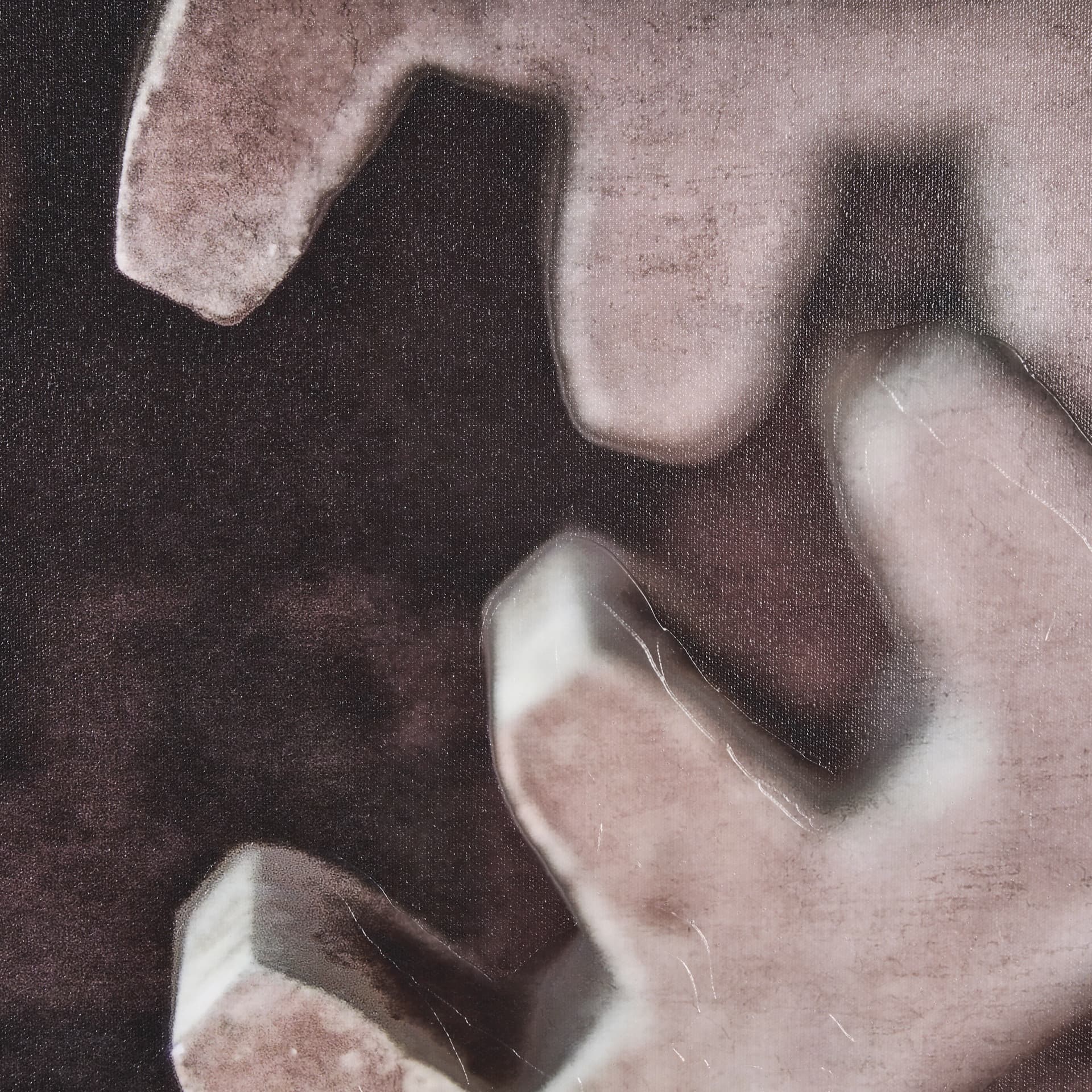 Industrial Collect - Cog by Michael Banks a Hand Embellished Textured Framed Photo Art Print — product photograph