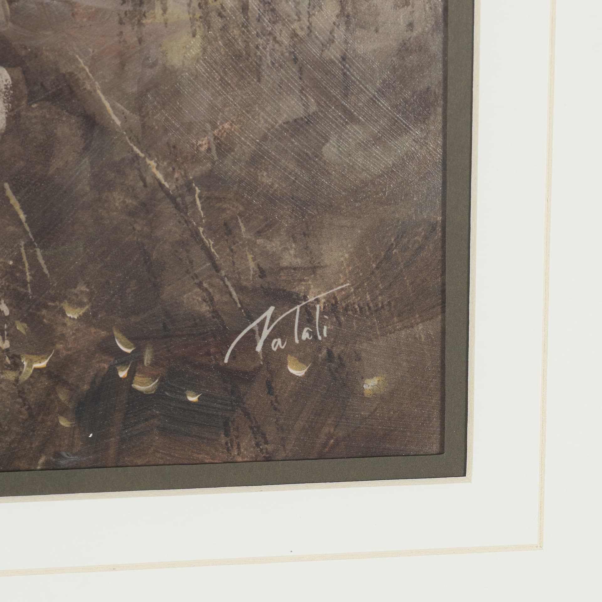 The Loyal Tracker I by Mercana Studio Textured Framed Artwork Matted under Glass — product photograph