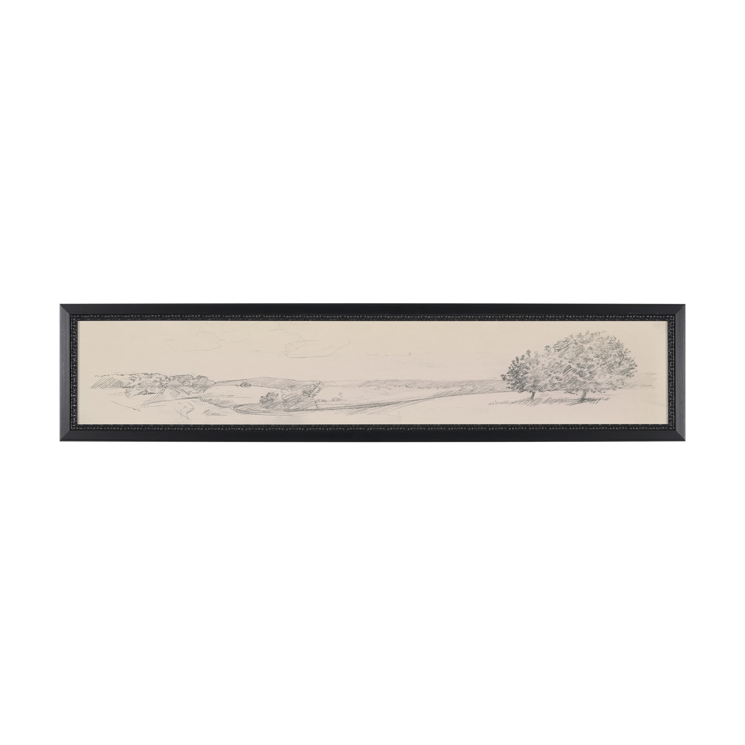 Landscape in Graphite No.2 by Mercana Studio Textured Framed Artwork Matted — product photograph