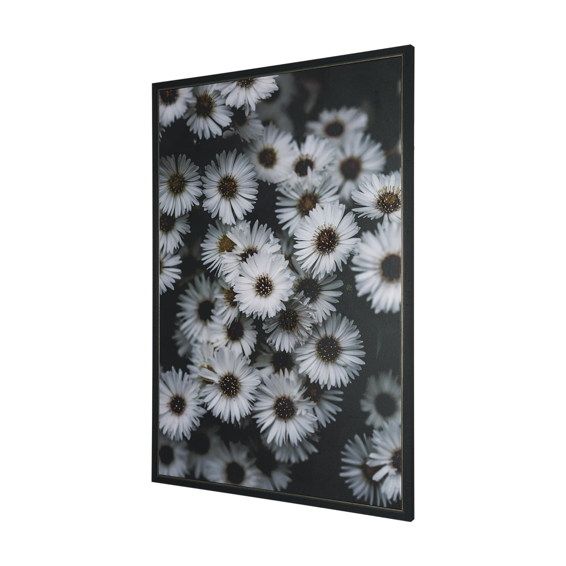 Tiny Flowers 3 by Mareike Bohmer Hand-Embellished Textured Framed Canvas Art Print — product photograph