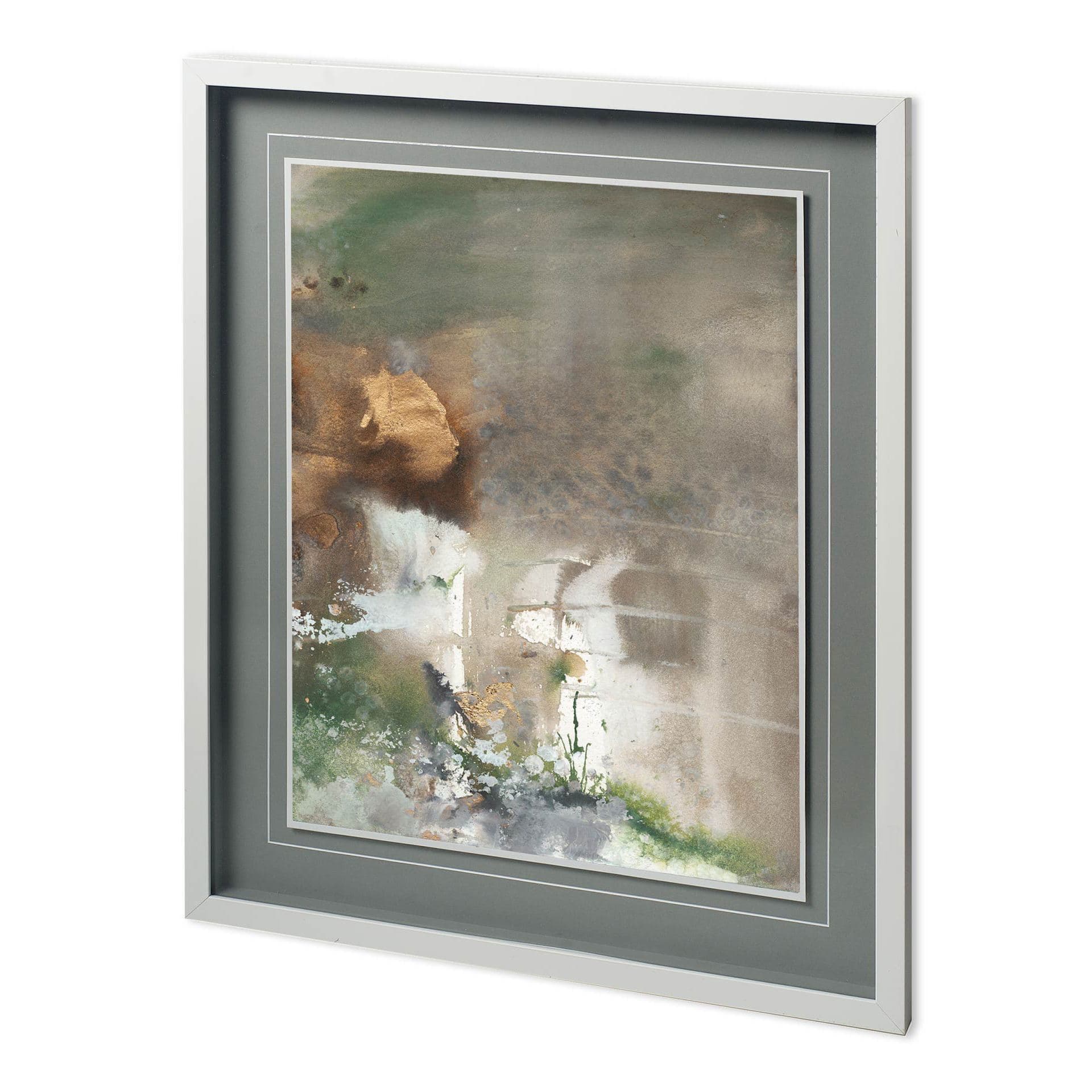 Canyon Seasons II by Joyce Combs a Hand Embellished Textured Framed Art Print Matted under Glass — product photograph