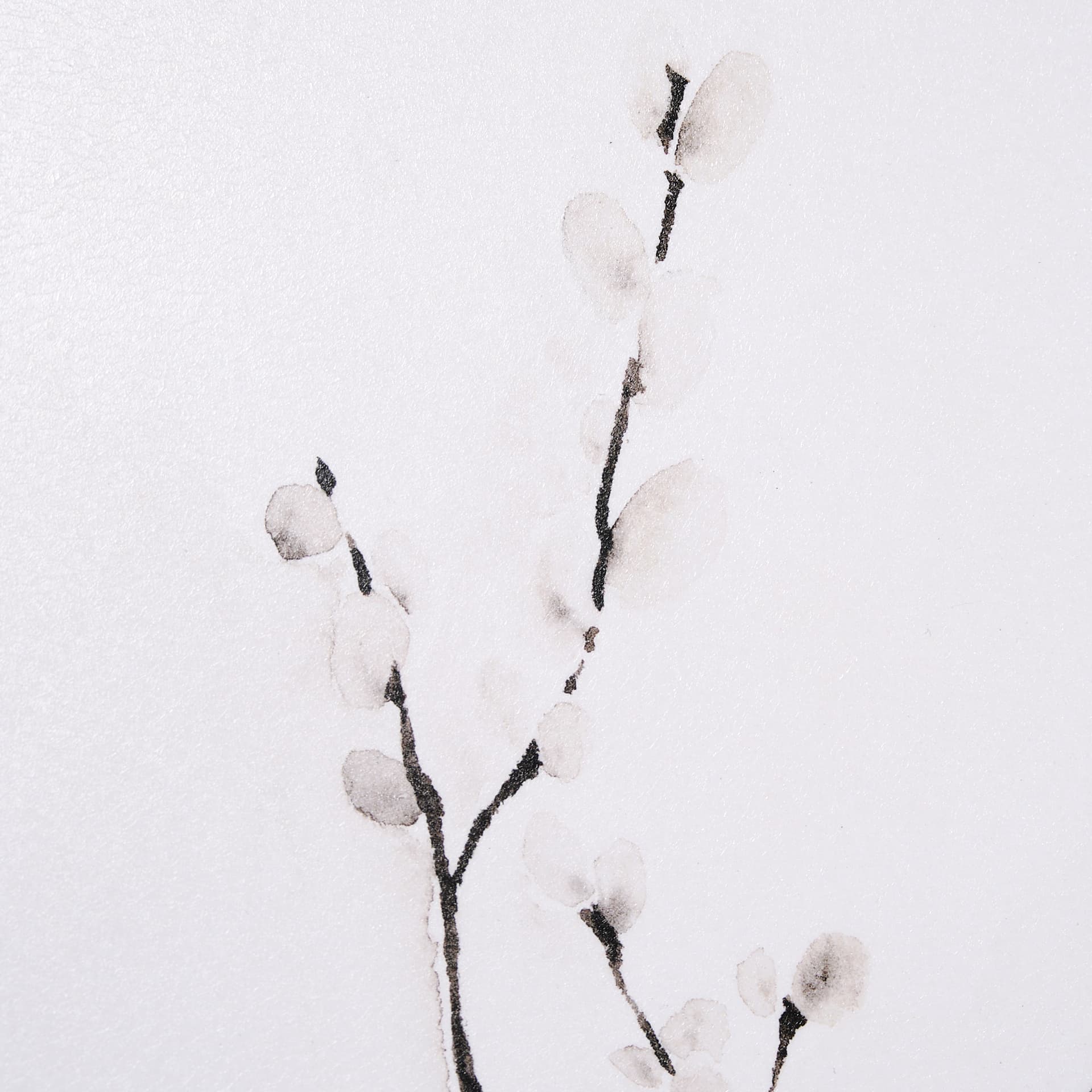 Snow Greetings I by Mercana Studio a Hand Embellished Textured Framed Art Print — product photograph