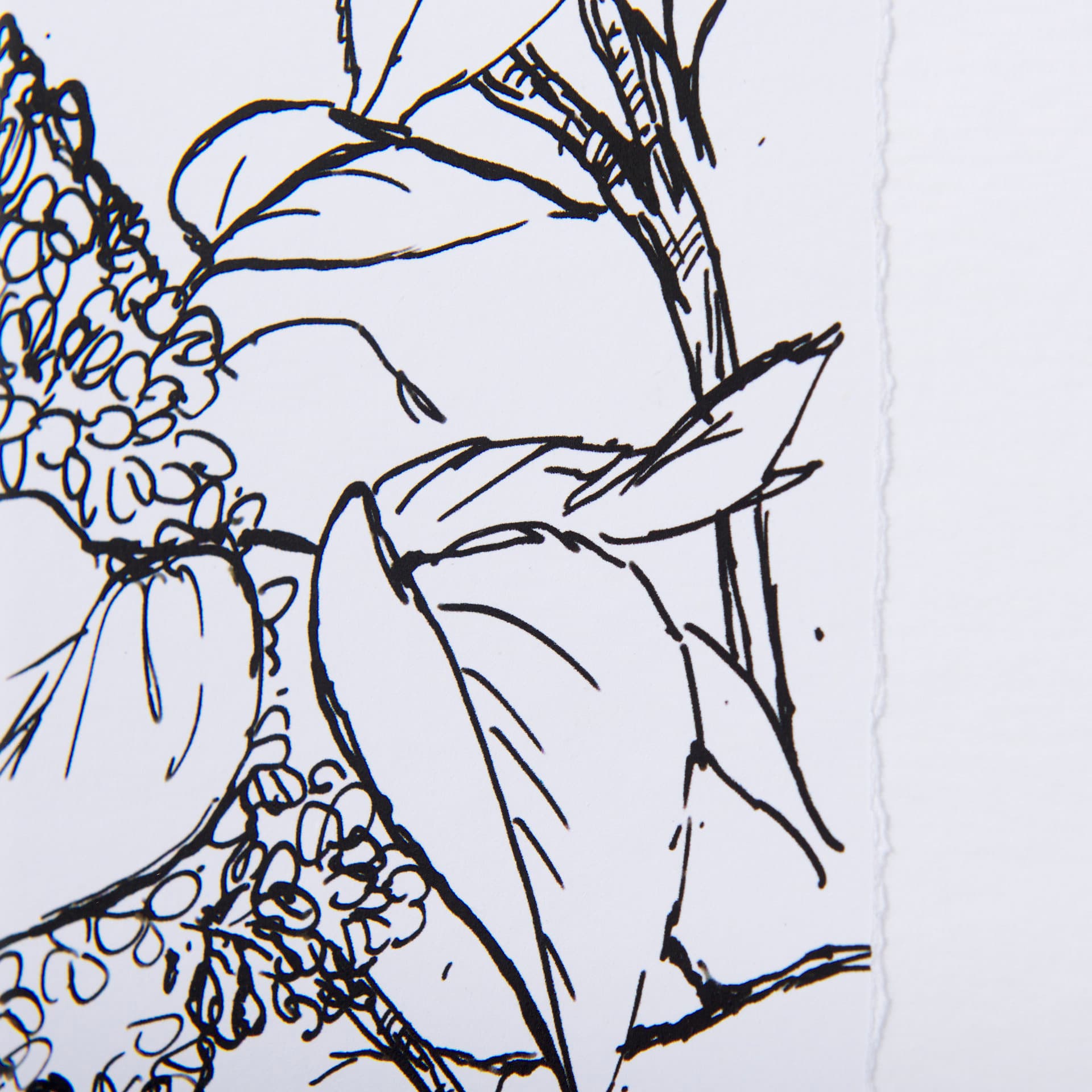 Spring Blooming XII by Mercana Studio Hand Embellished Textured Framed Art Print Matted under Glass — product photograph