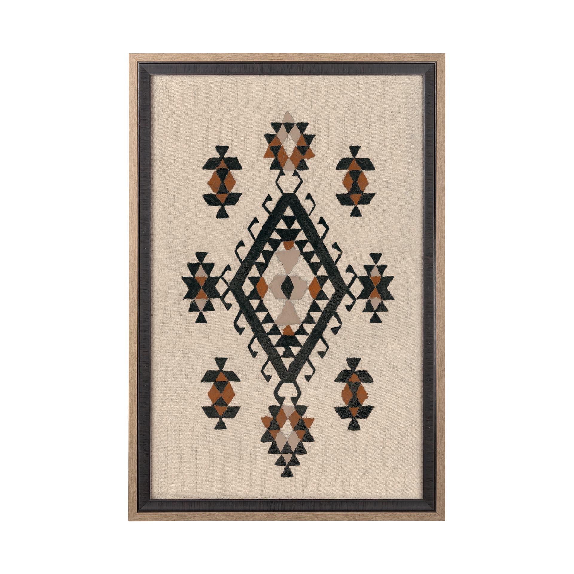 Creamy Tapestry II by Mercana Studio a Hand Embellished Textured Framed Art Print — product photograph