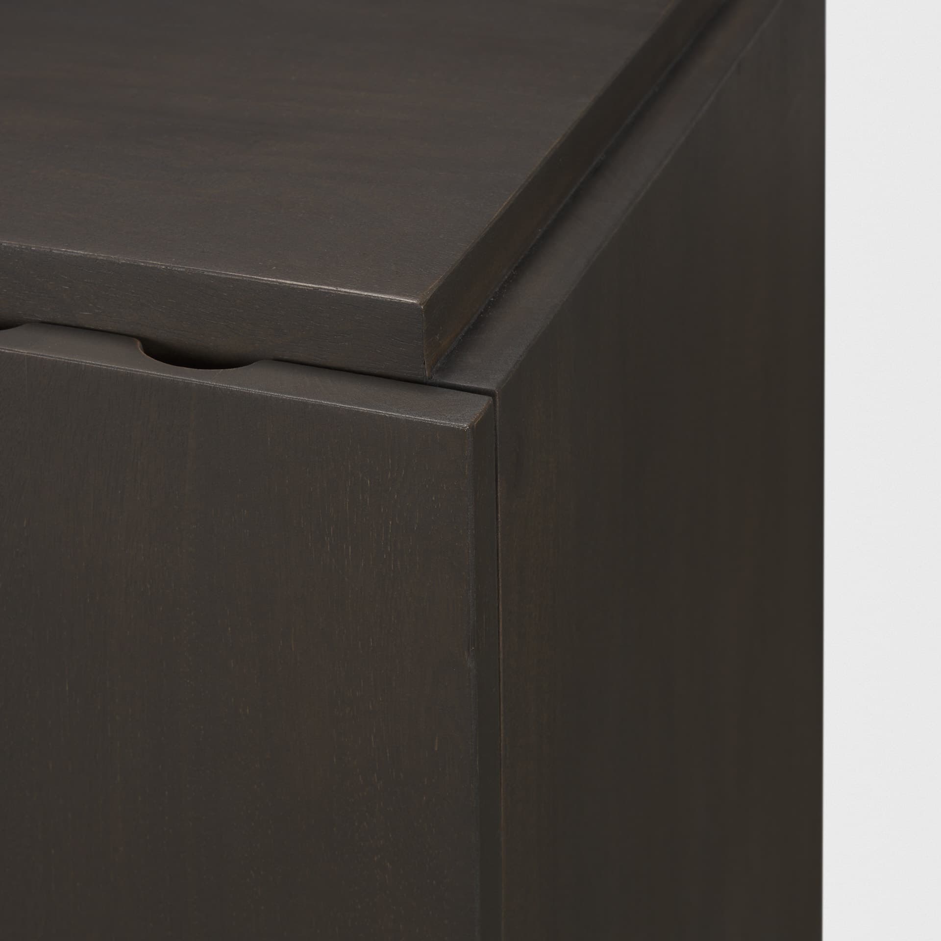 Wagner Dark Brown Wood w/ Arched Design Accent Cabinet — product photograph