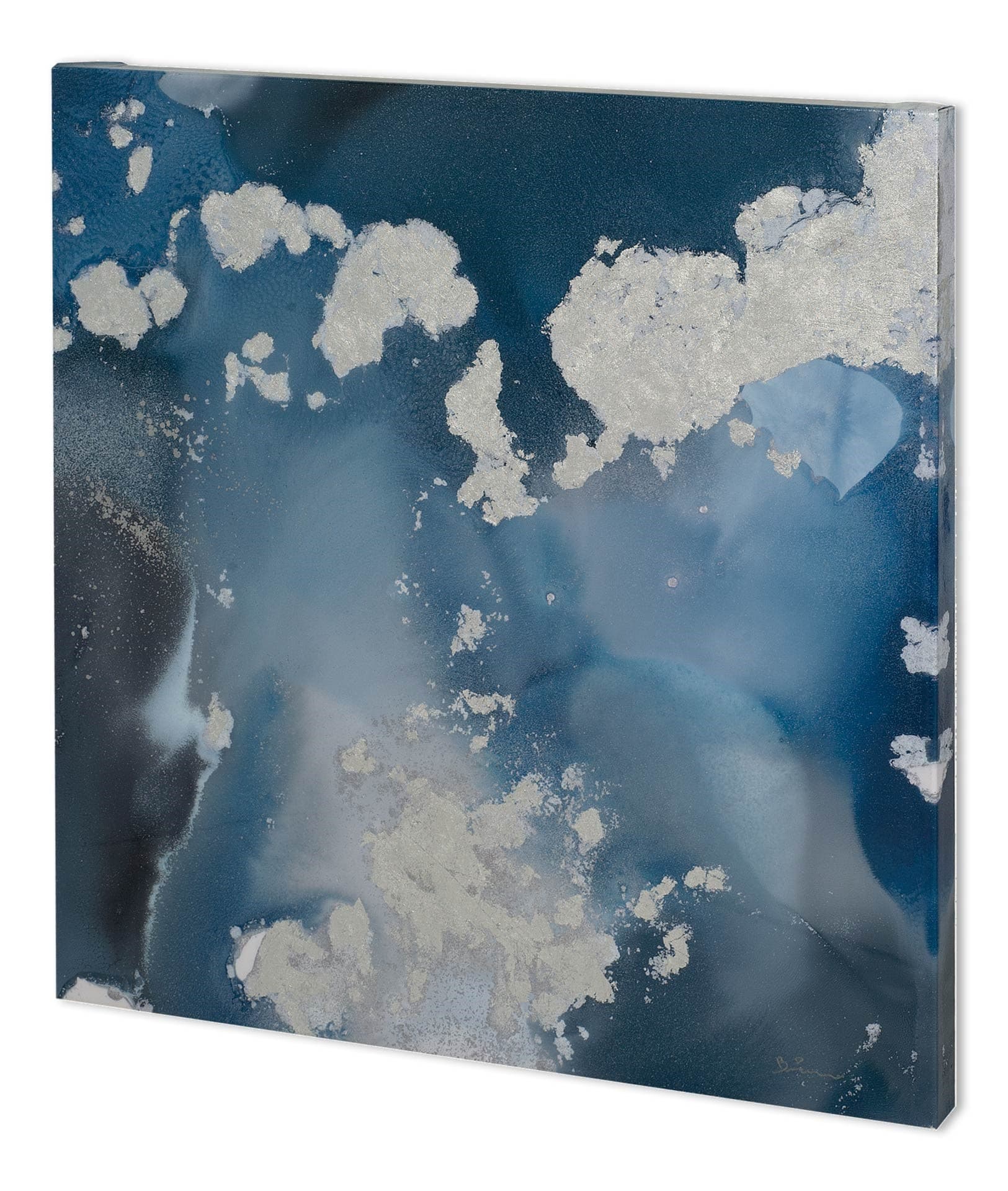 Monsoon II by Mercana Studio a Hand Embellished Textured Canvas — product photograph