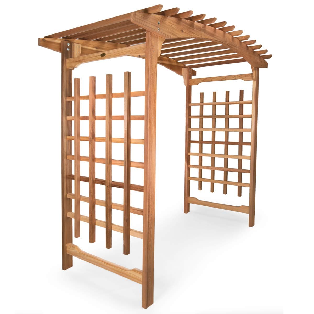 8-Ft Cedar Garden Wedding Arbor — product photograph