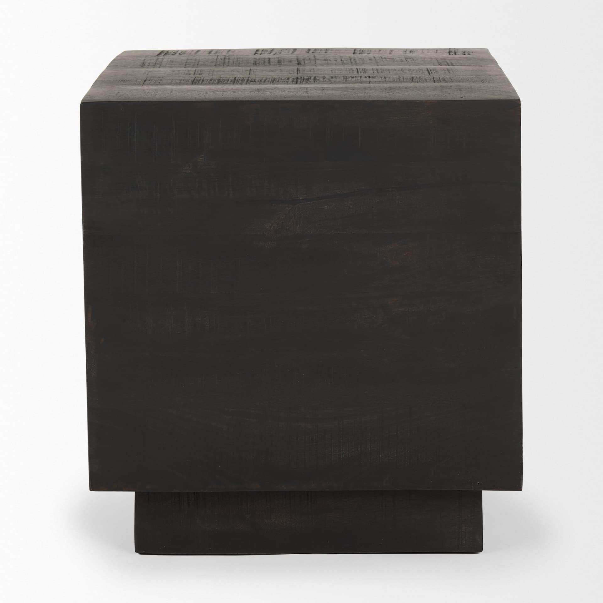 Hayden Dark Brown Wood End/Side Table — product photograph