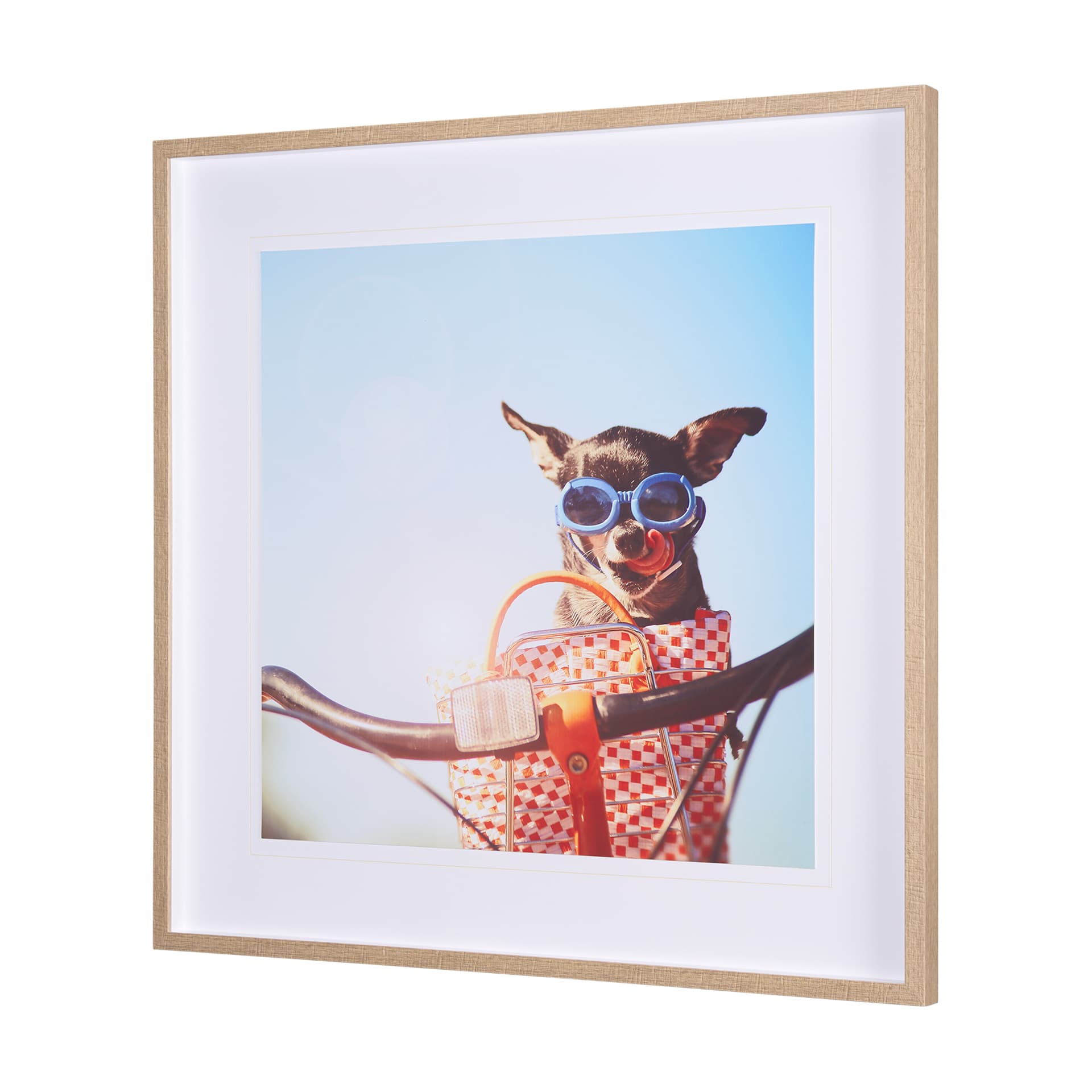 Retro Chihuahua by THE Studio a Framed Photo Art Print Matted under Glass — product photograph