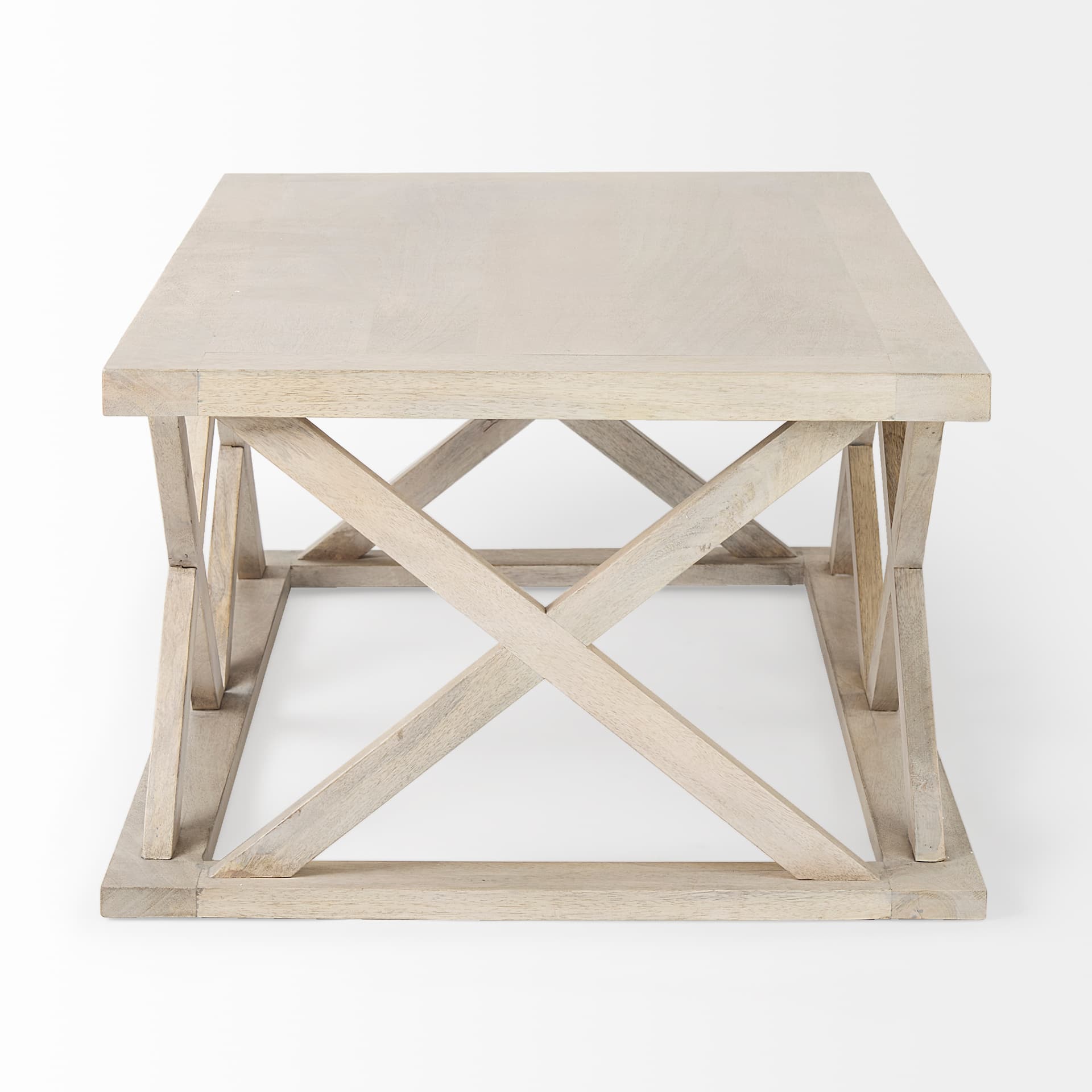 Forsey 48.0L x 28.0W x 17.5H Blonde Wood Rectangular Coffee Table — product photograph