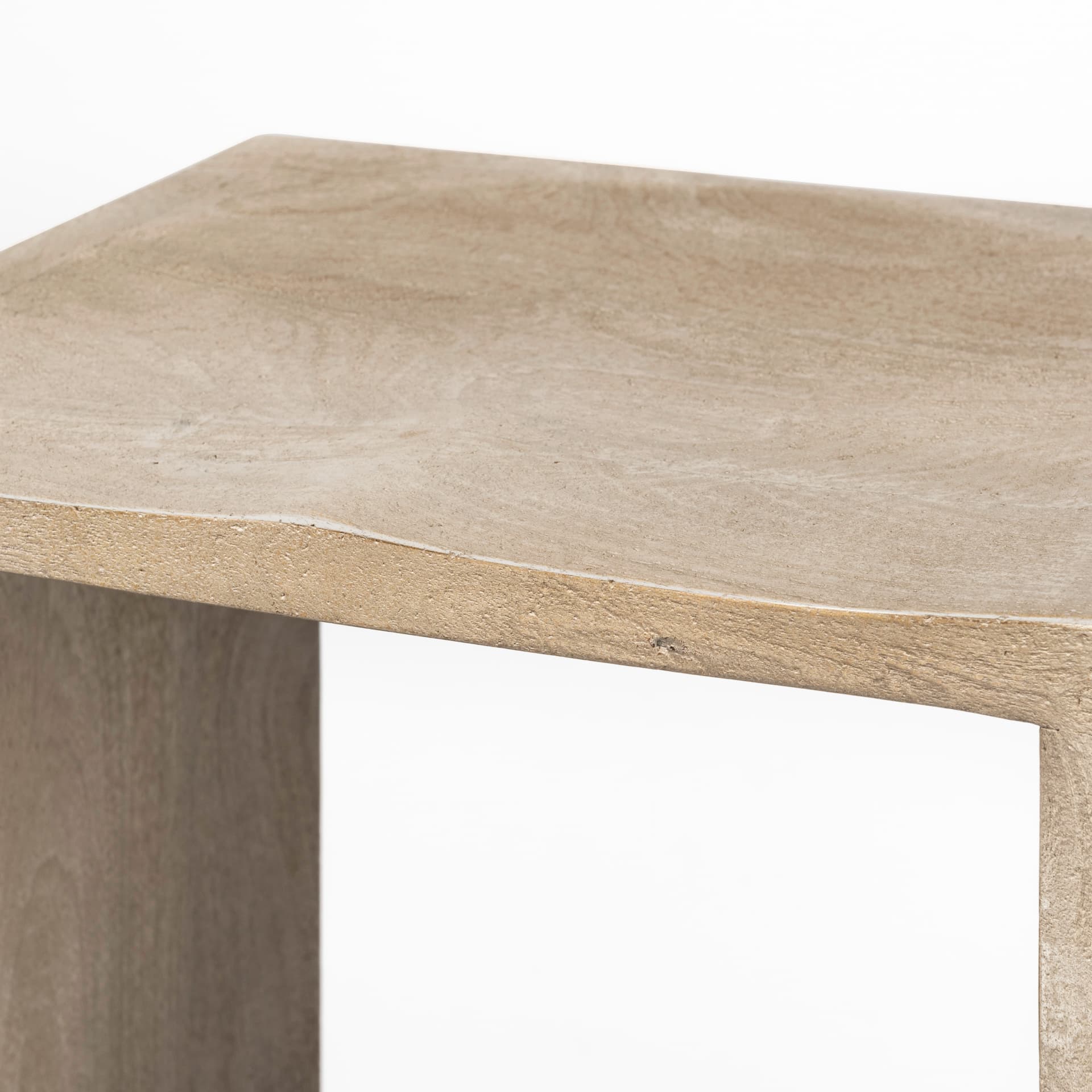 Aida Backless 30in Seat Bar Stool | Light Gray — product photograph