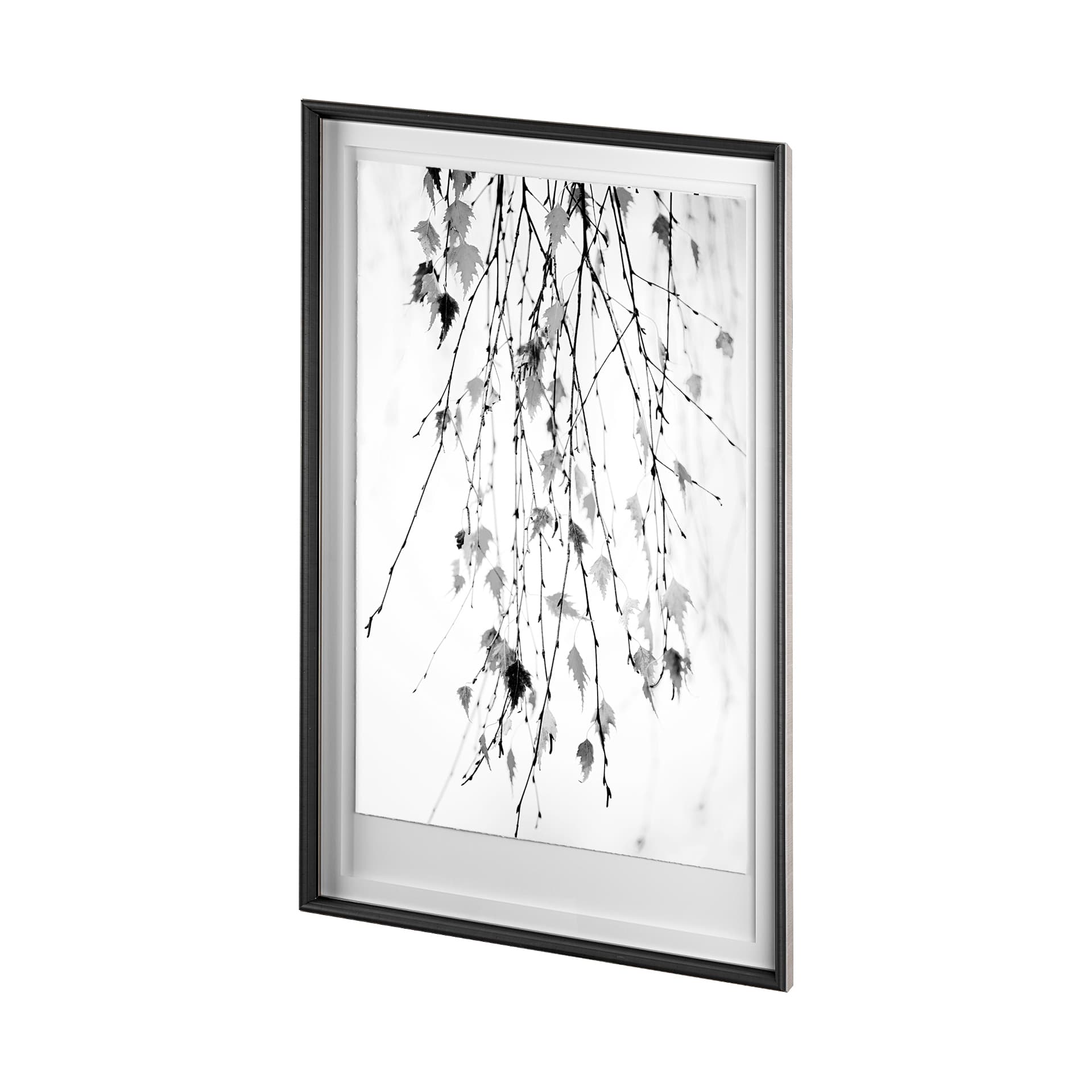 Hanging by Rebecca Cozart a Hand Embellished Textured Framed Art Print Matted under Glass — product photograph