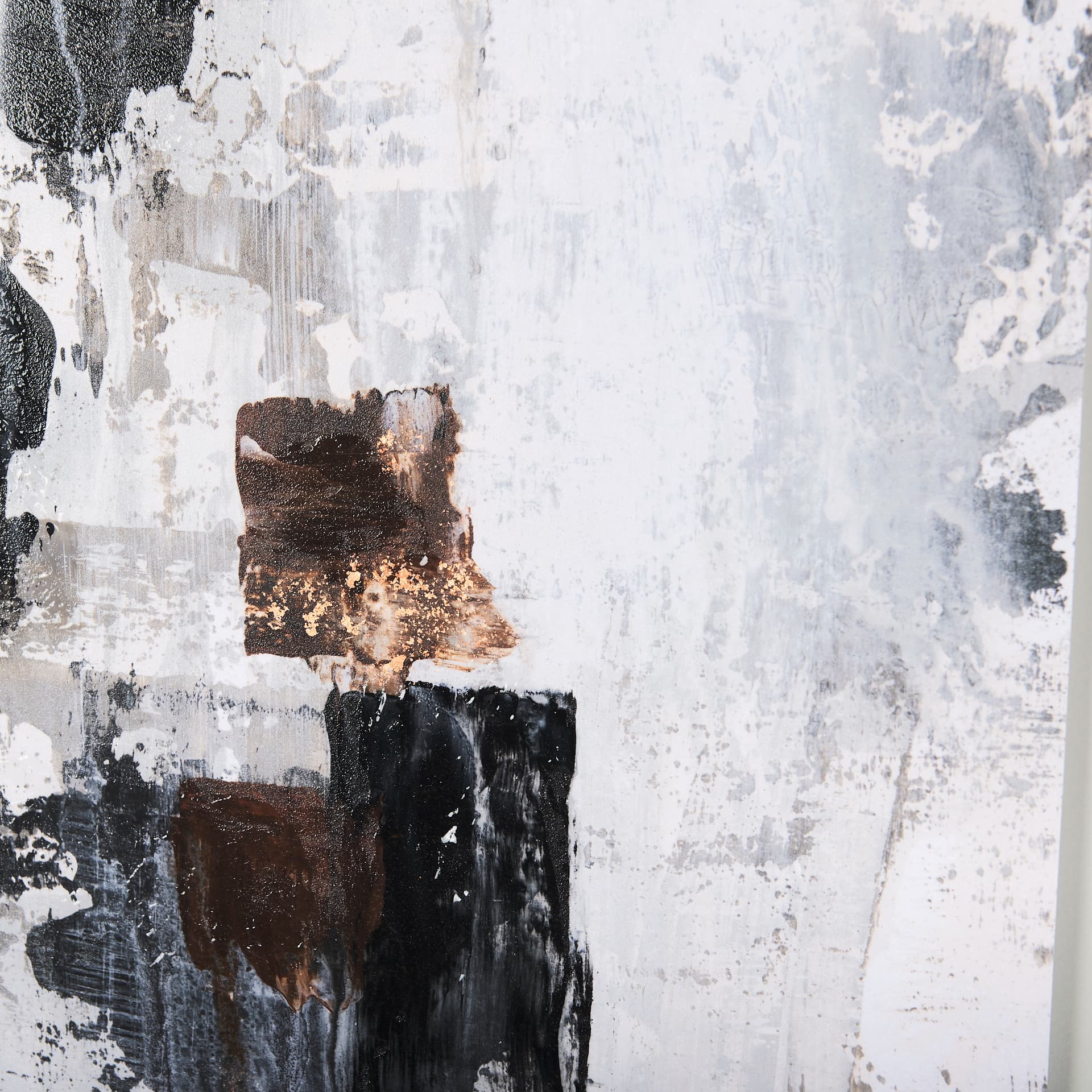 The Fog II by Mercana Studio a Hand Embellished Textured Framed Art Print Matted under Glass — product photograph