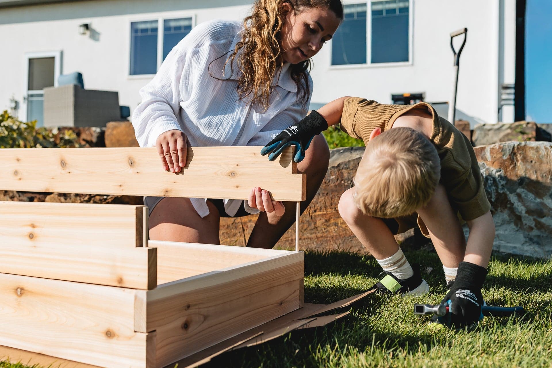 6x2 Ft Double Layer Raised Garden Box - RG72-2 — product photograph