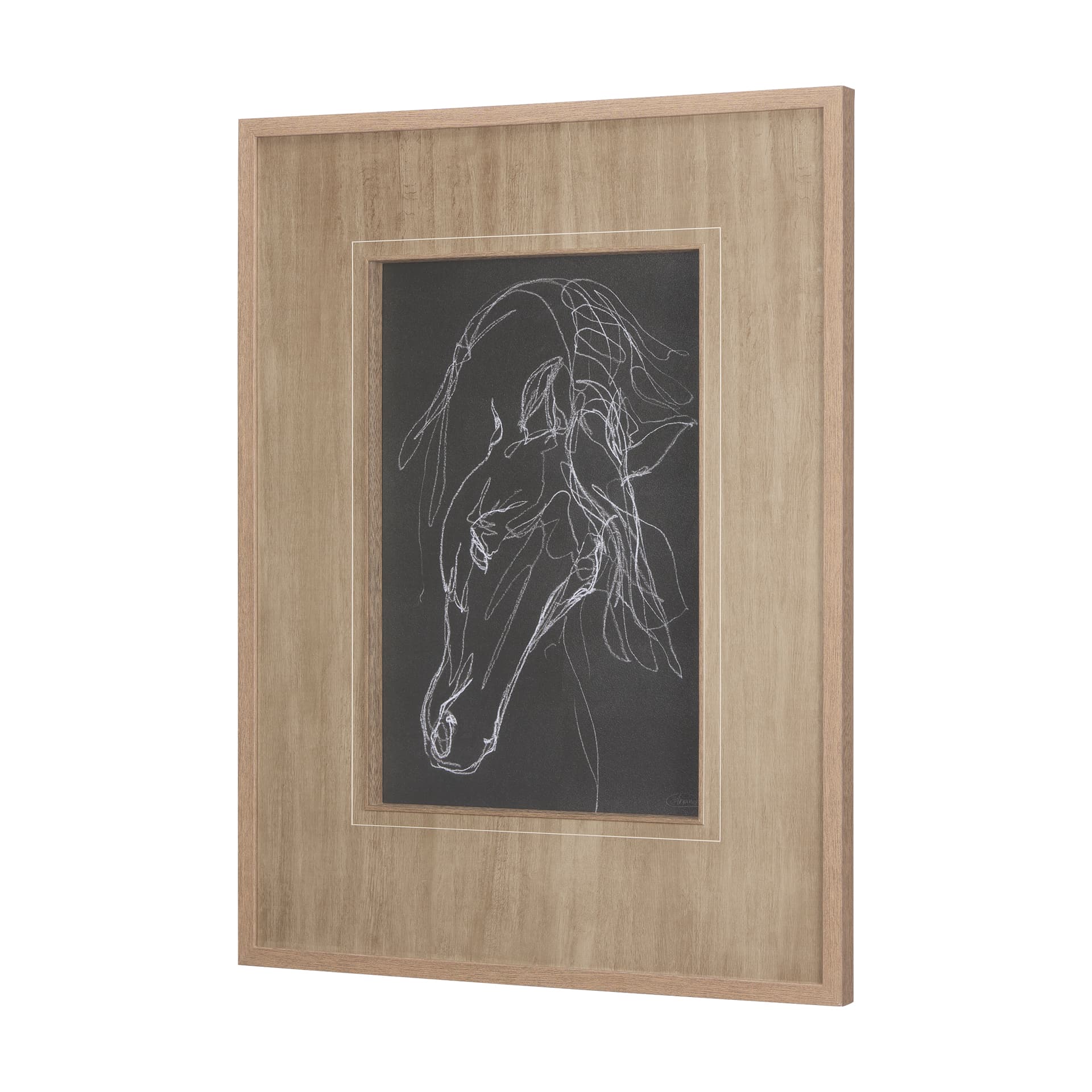 Andalusian Dark I by Mercana Studio a Hand Embellished Textured Framed Art Print Matted under Glass — product photograph
