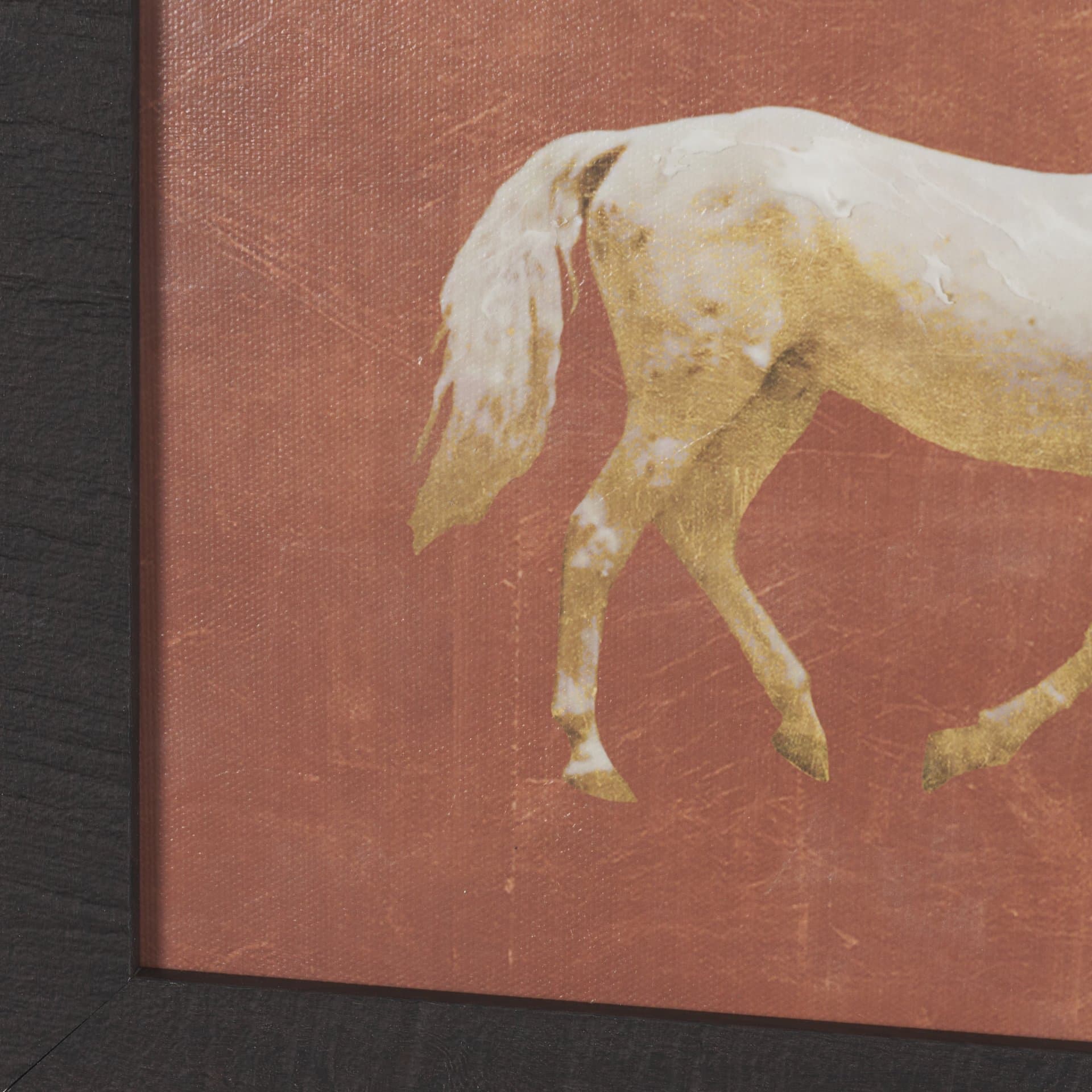 Even Cadence by Eadweard Muybridge Hand-Embellished Textured Framed Canvas Artwork — product photograph