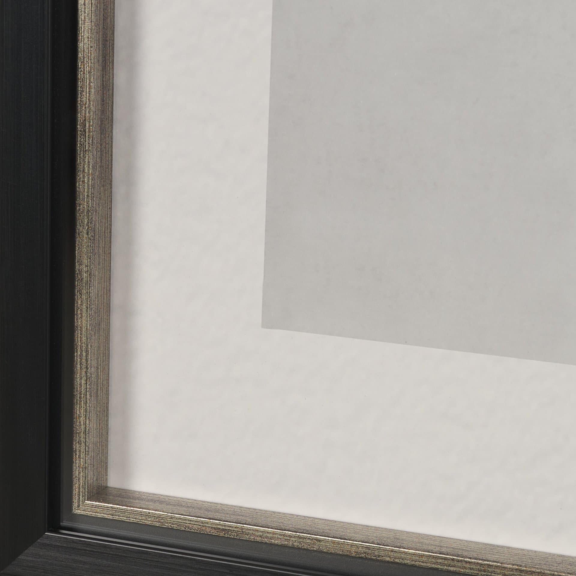 Ephemera Flower Show by The Vintage Collection Hand Embelished Framed Artwork Matted under Glass — product photograph