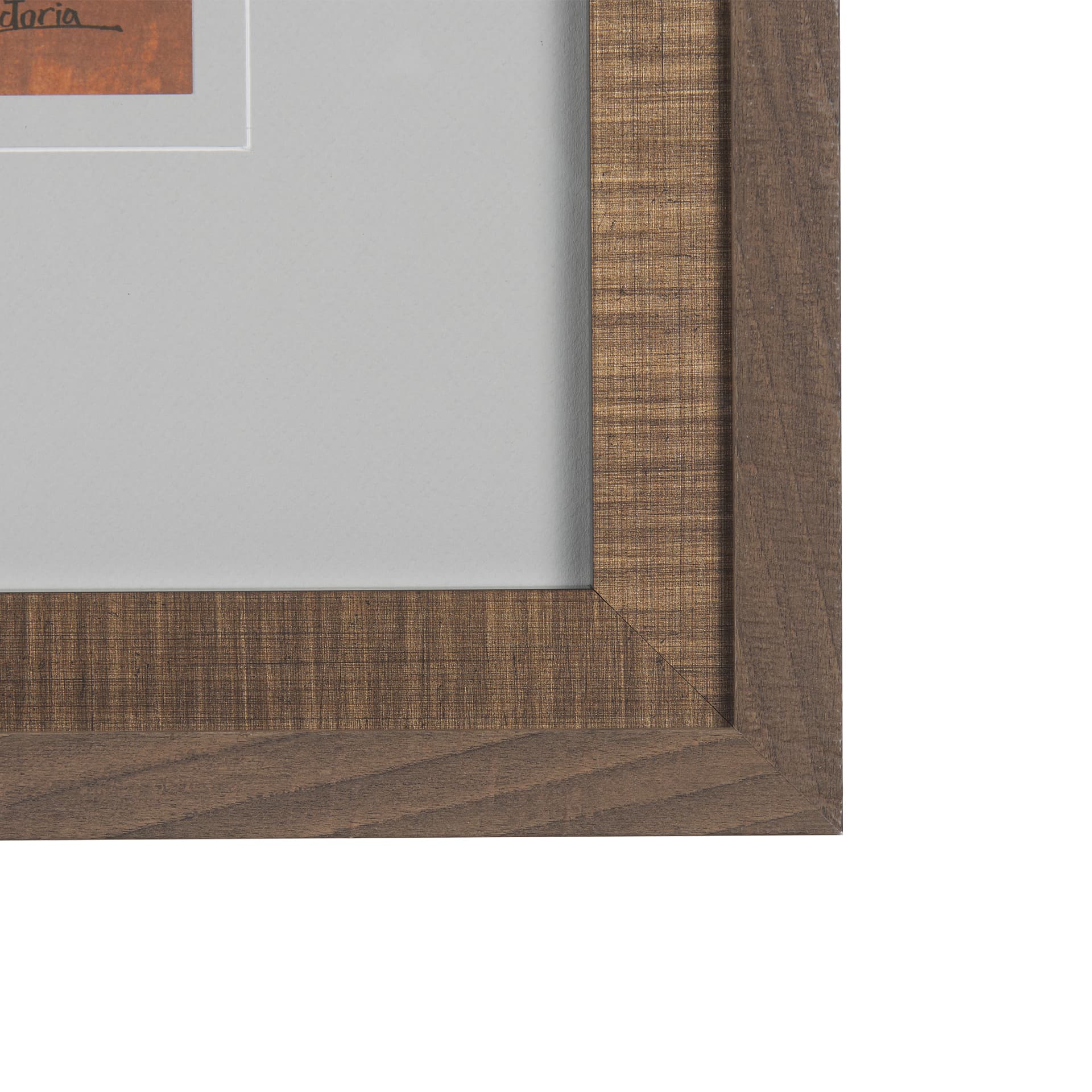 Gray Day by Mercana Studio a Hand Embellished Textured Framed Art Print Matted under Glass — product photograph