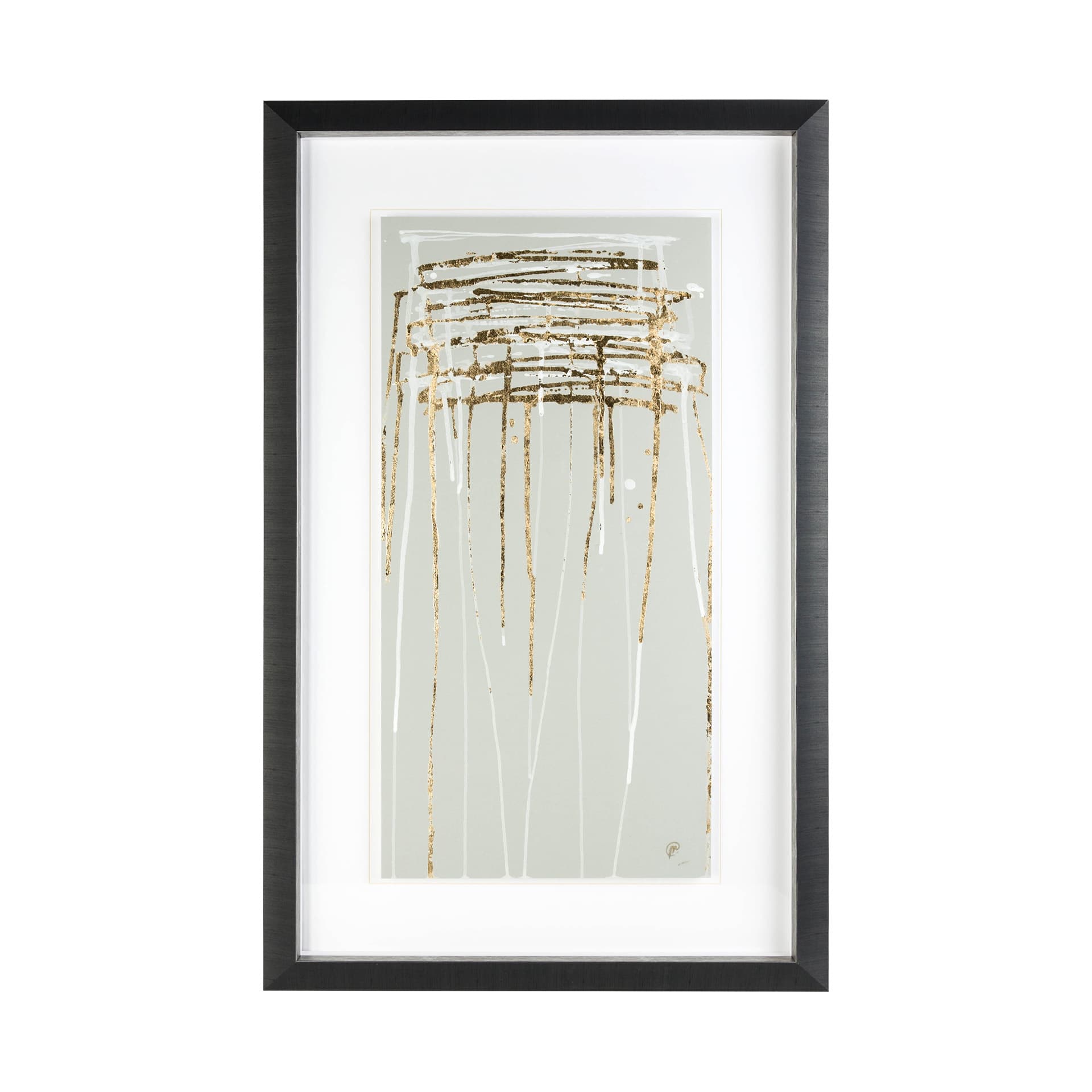 Sun River by Studio M a handmade Original Framed Artwork under Glass — product photograph