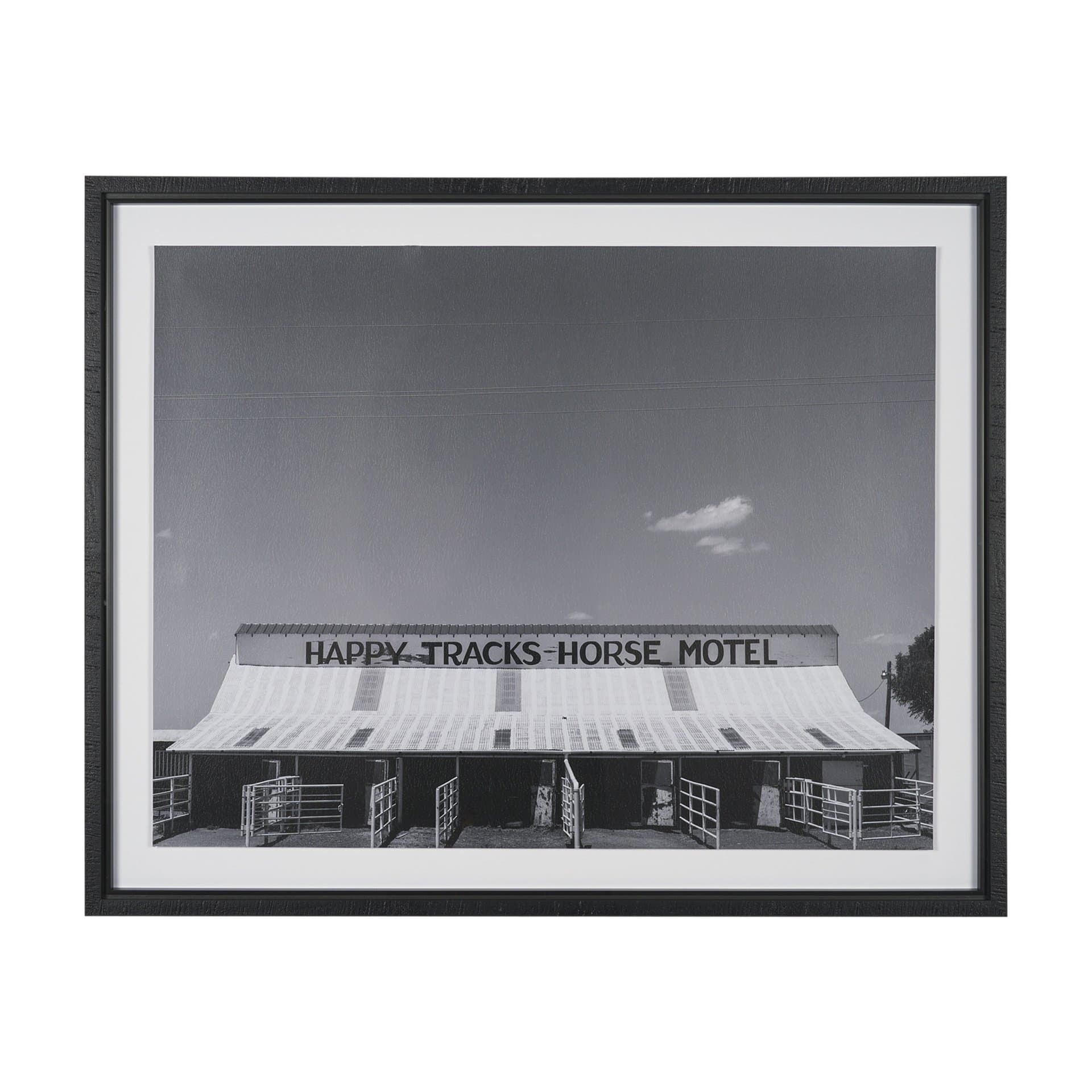 Horse Motel by Bethany Young Textured FramedPhoto Print Matted under Glass — product photograph