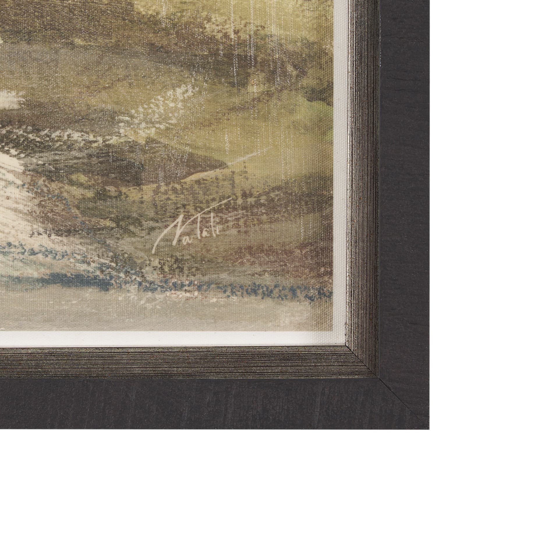 Old Style Landscape I by Mercana Studio a Hand Embellished Framed Art Print — product photograph