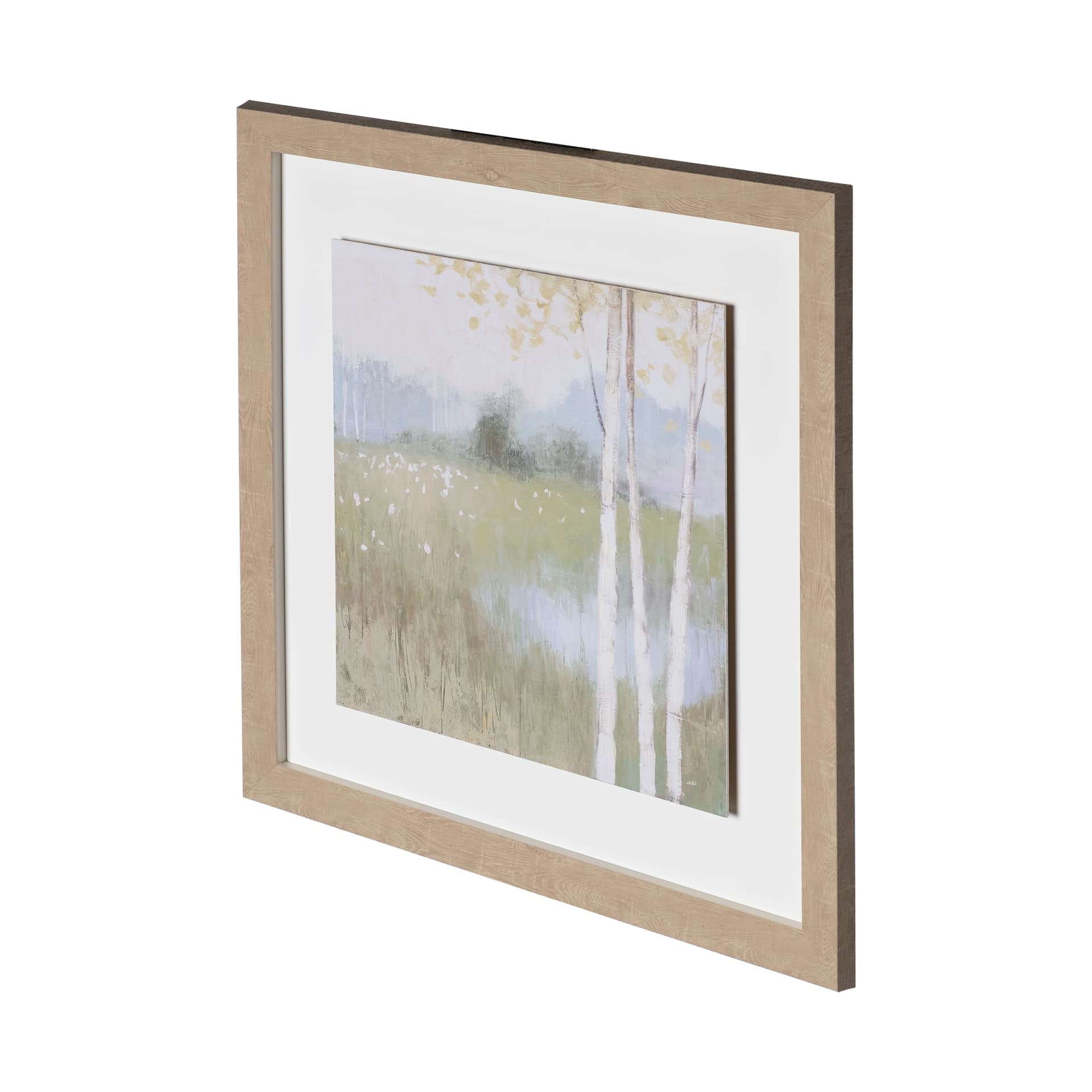 Spring Fling II Cool by Mercana Studio a Hand Embellished Textured Framed Art Print — product photograph