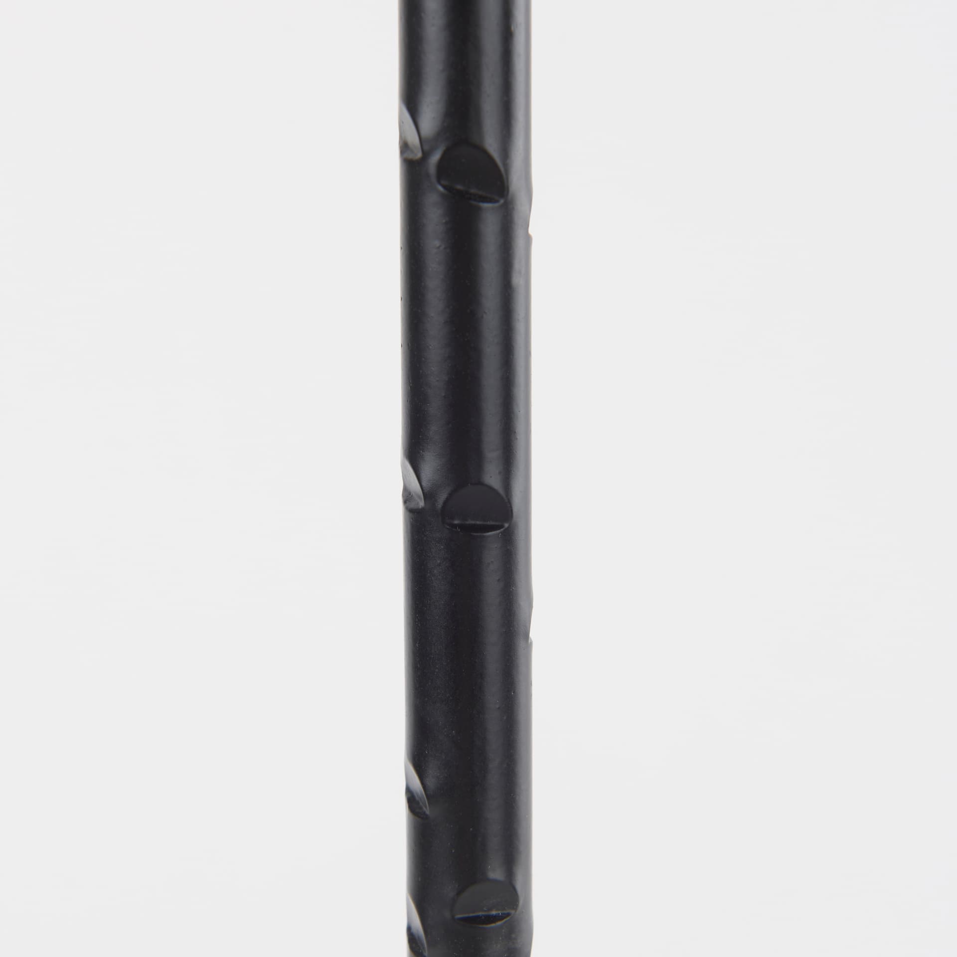 Porter 5.0L x 5.0W x 18.0H Medium Black Iron Candle Holder — product photograph