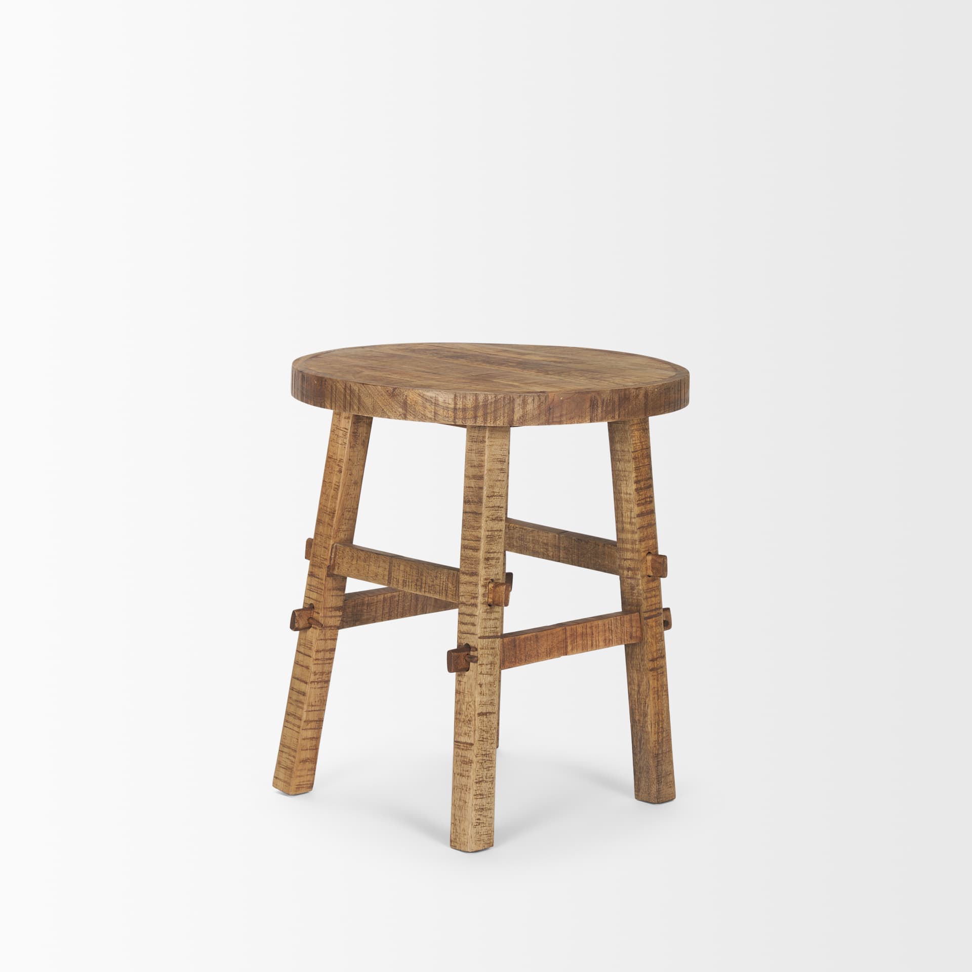 Rosie Small Brown Wood End Table — product photograph