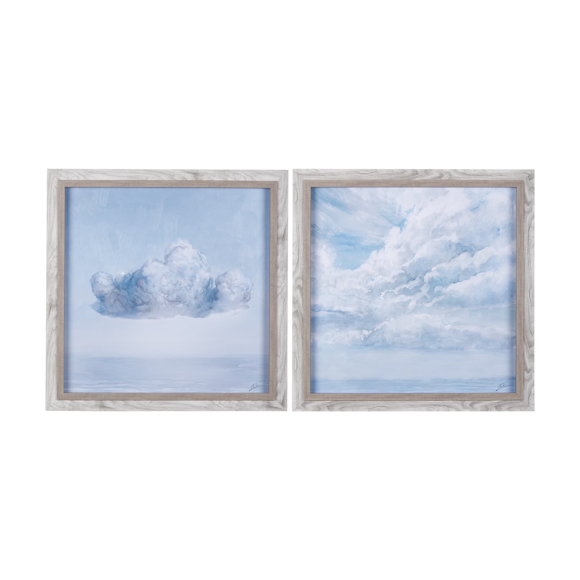 Day cloud I by Mercana Studio a Hand Embellished Textured Framed Art Print — product photograph