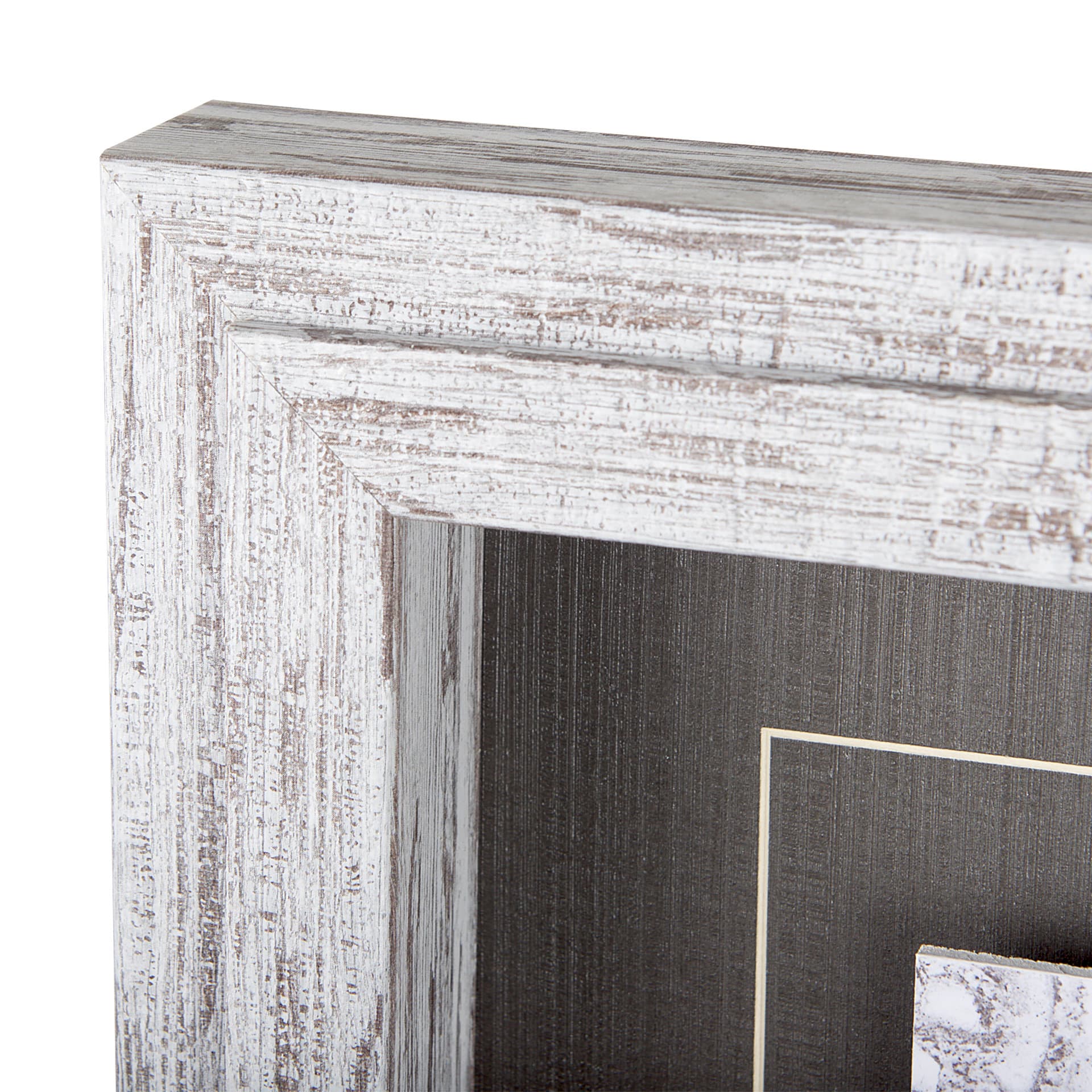 Vintage Tile Collection IV by Mercana Studio a Hand Embellished Textured Framed Art Print — product photograph
