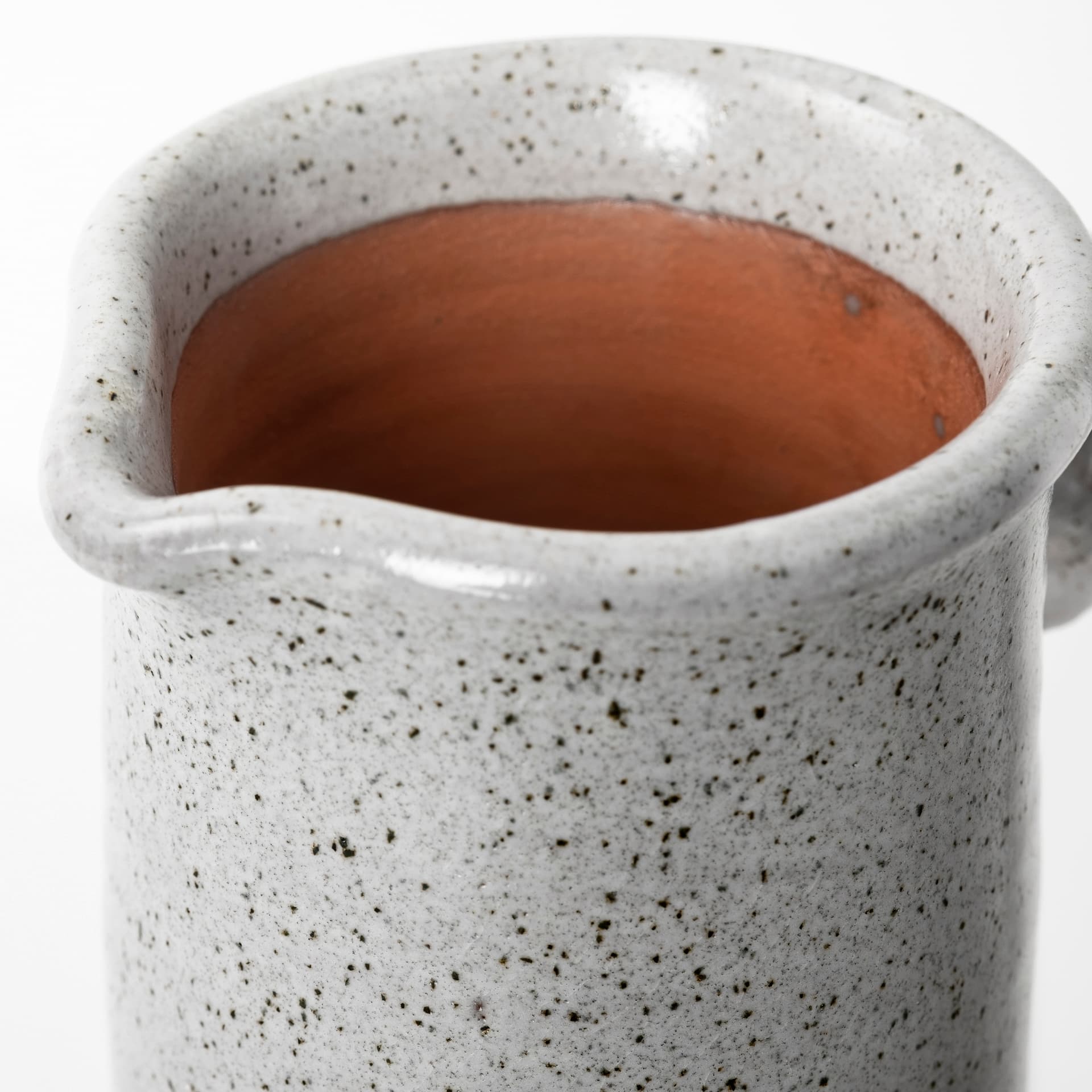 Frieda Small Freckled Gray Ceramic Jug — product photograph