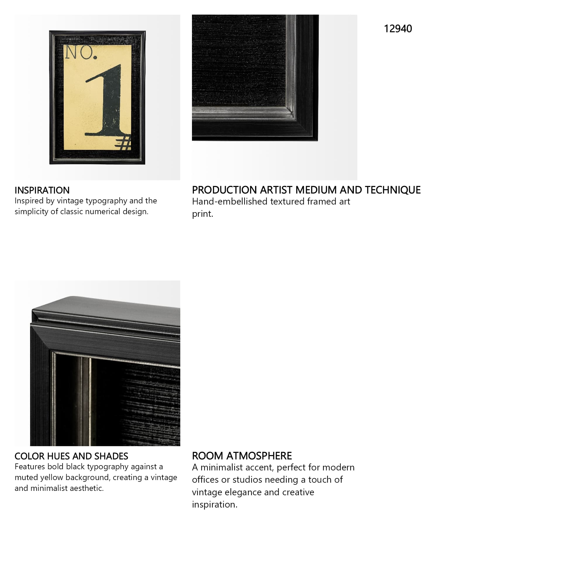 Value Collector 1 by Mercana Studio a Hand Embellished Textured Framed Art Print — in a styled room