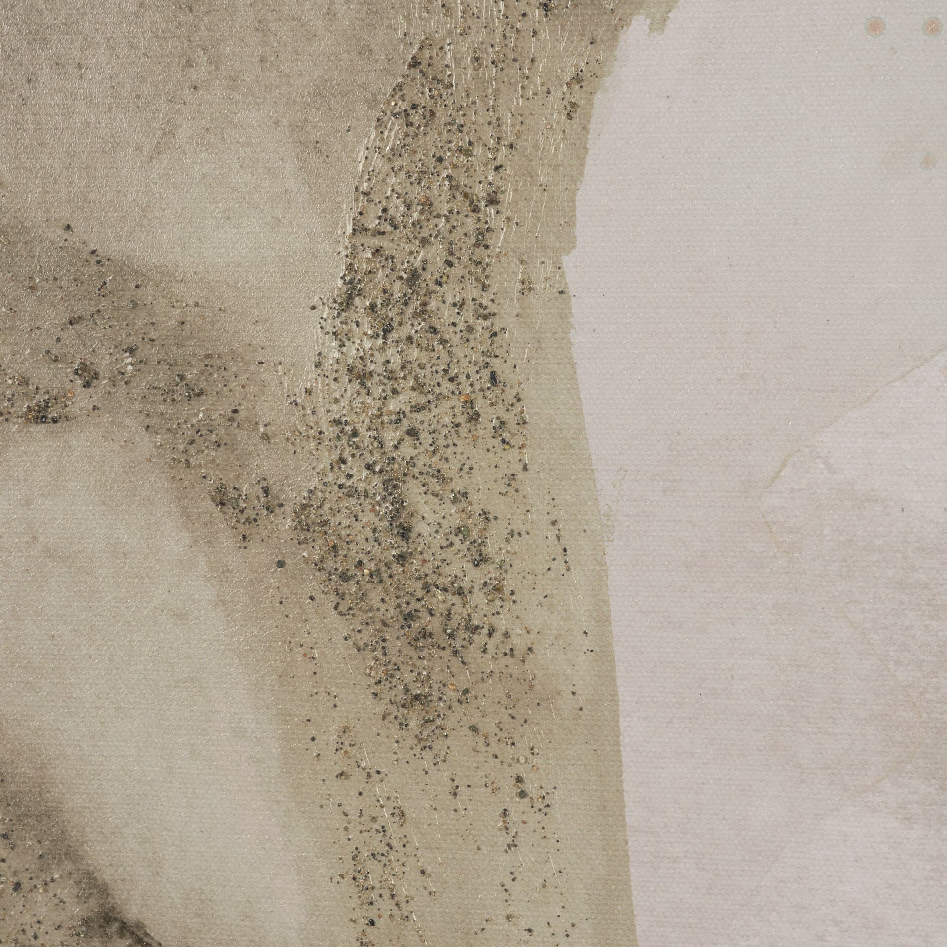 Weathered Silence II by Mercana Studio Hand Embelished Textured Framed Artwork Matted under Glass — product photograph