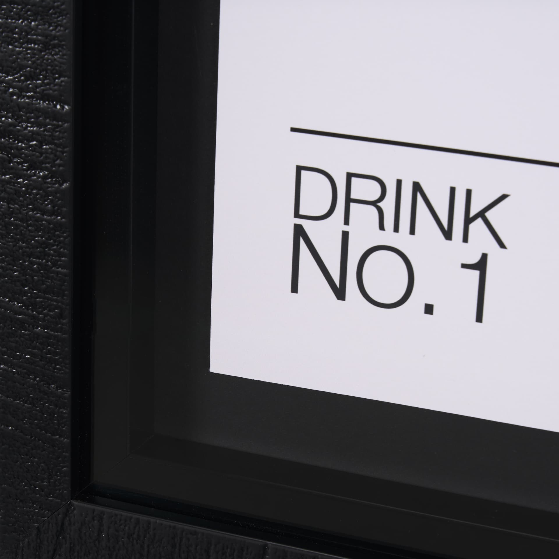 Lemon Drop by Mercana Studio a Hand Embellished Textured Framed Art Print Matted under Glass — product photograph